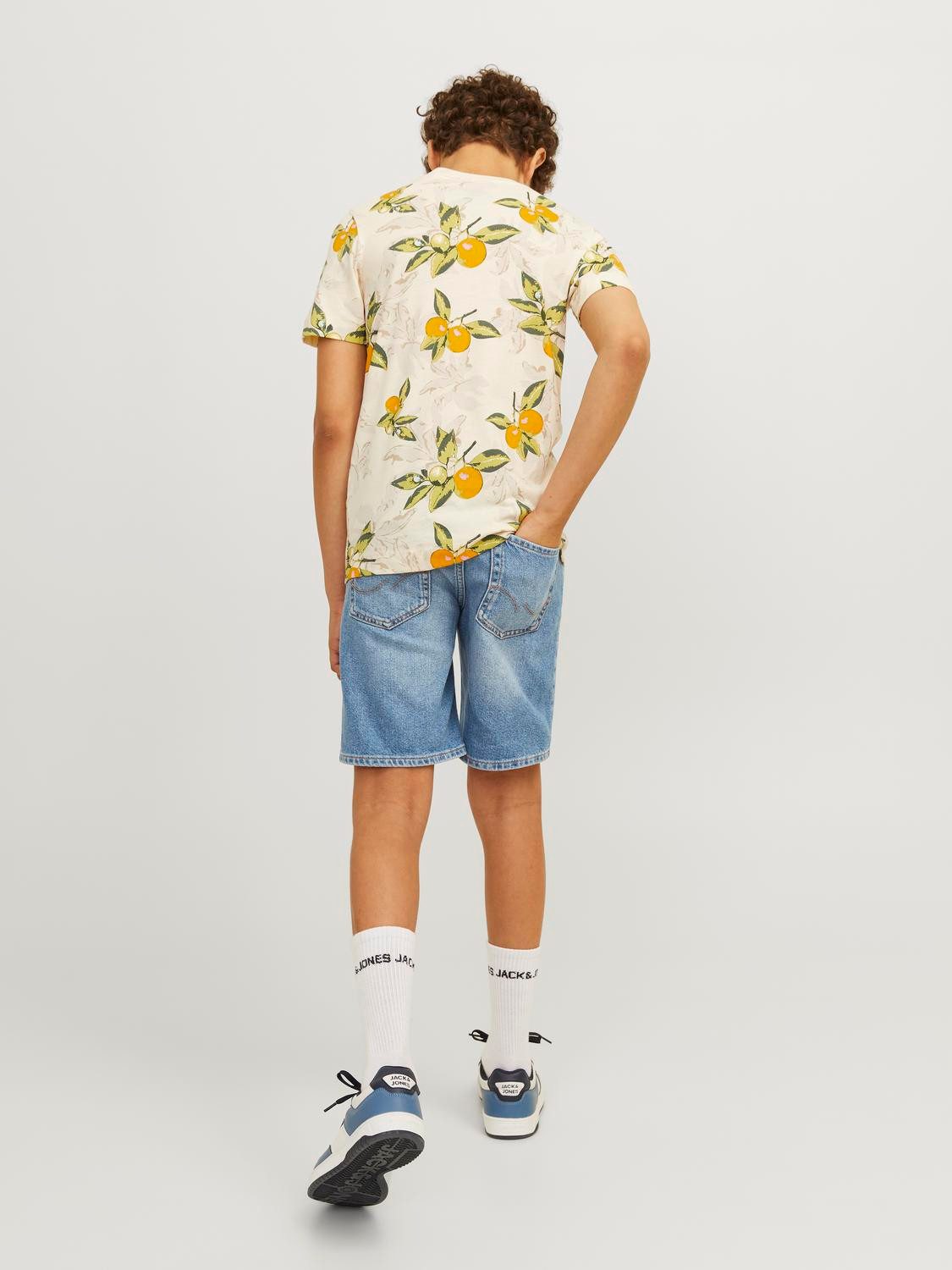 Jack & Jones Junior Jeansshort JJICHRIS JJORIGINAL SHORTS MF 920 SN JNR