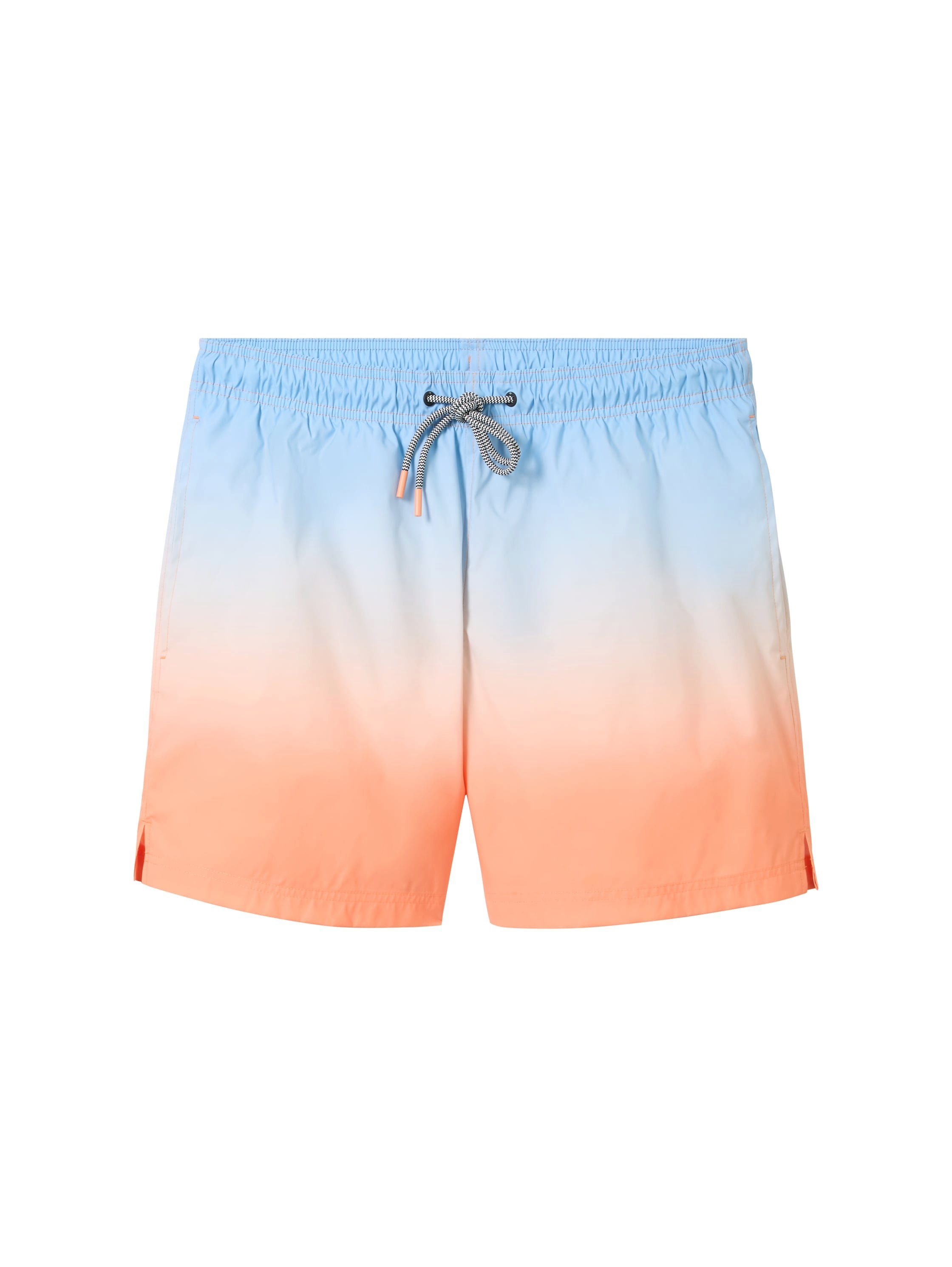 Tom Tailor Denim Zwemshort gepatroneerd met insteekzakken