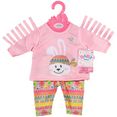 baby born poppenkleding trendy trui outfit roze