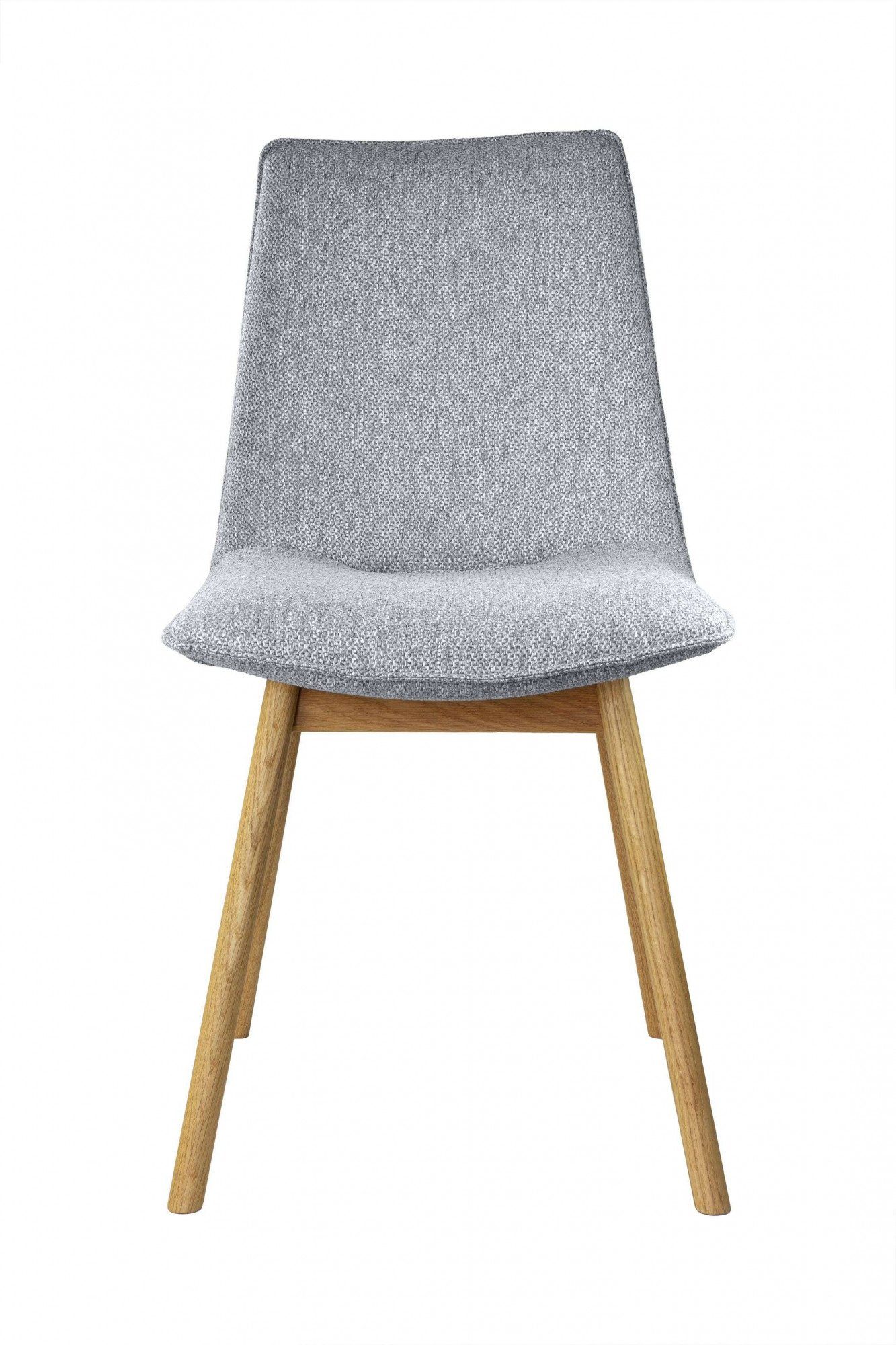 andas Eetkamerstoel Ramon met massief houten poten, verschillende stoffen (set, 2 stuks)