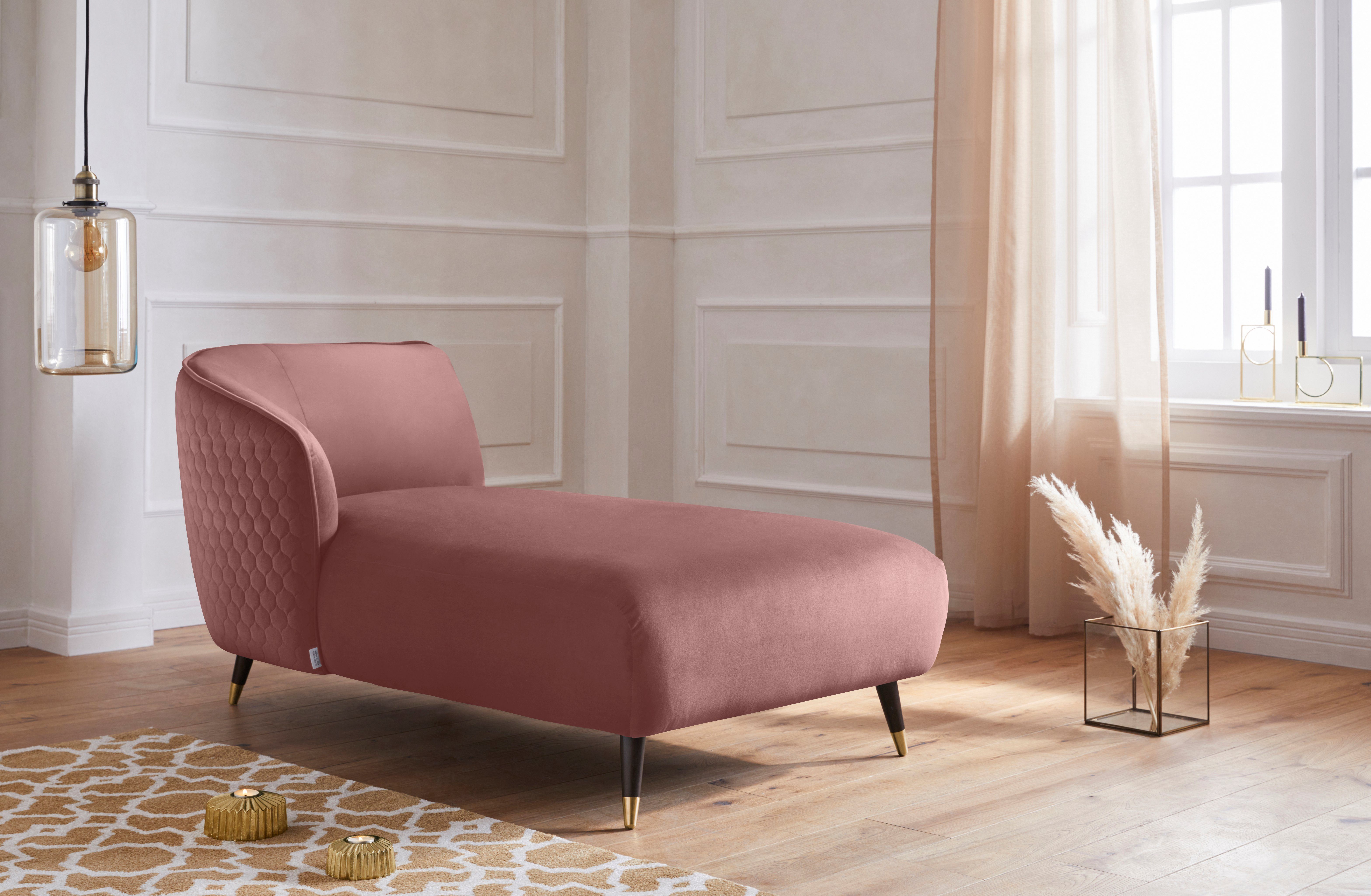 Guido Maria Kretschmer Home&Living Récamier Oradea met elegante stiksels op achterzijde van de rugleuning