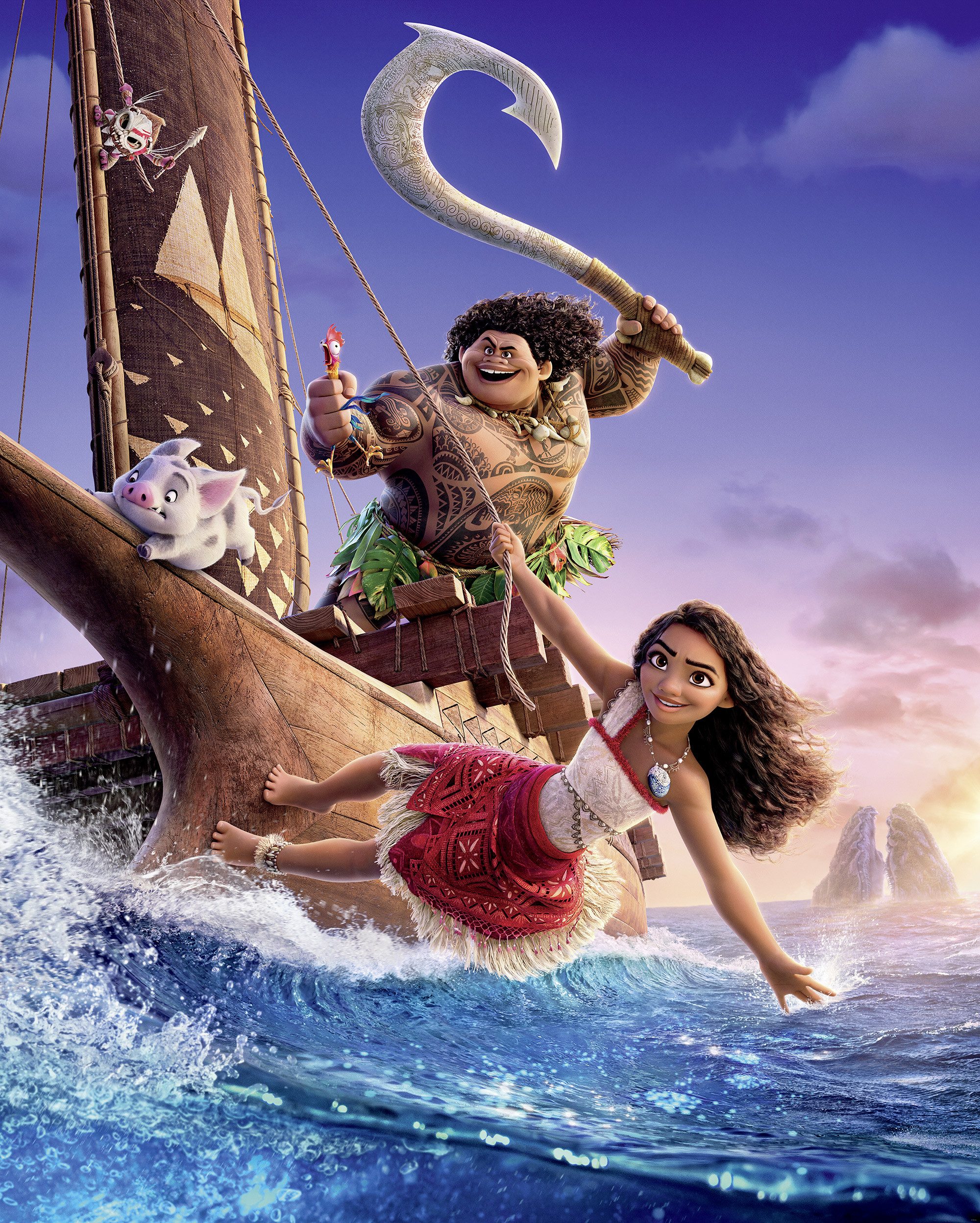 Komar Kinderbehang Disney Moana 2 Feel The Ocean (1 stuk)