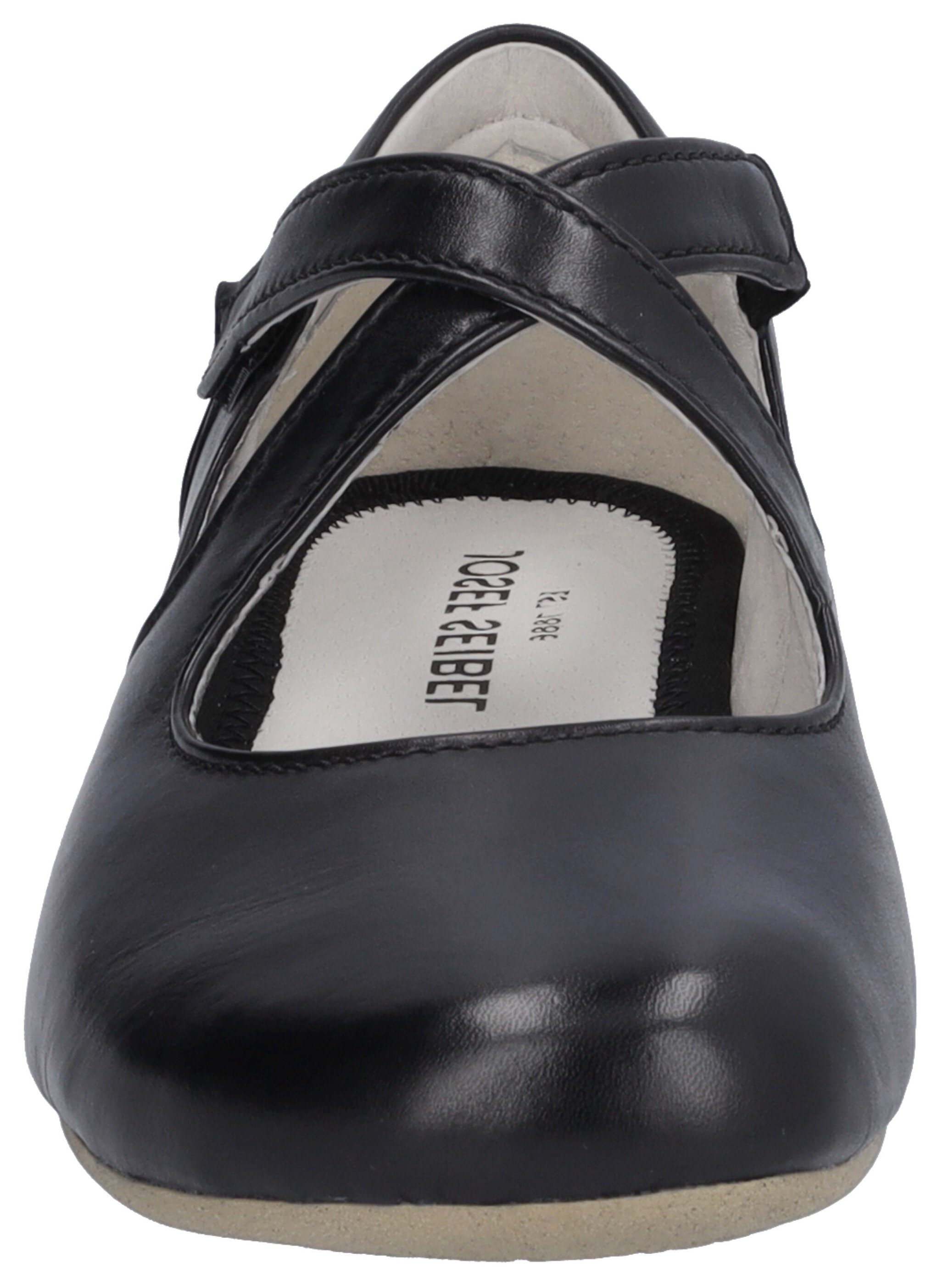Josef Seibel Ballerina's met riempje Fiona 72 , gespschoen, lage schoen, feest schoen met klittenbandsluiting