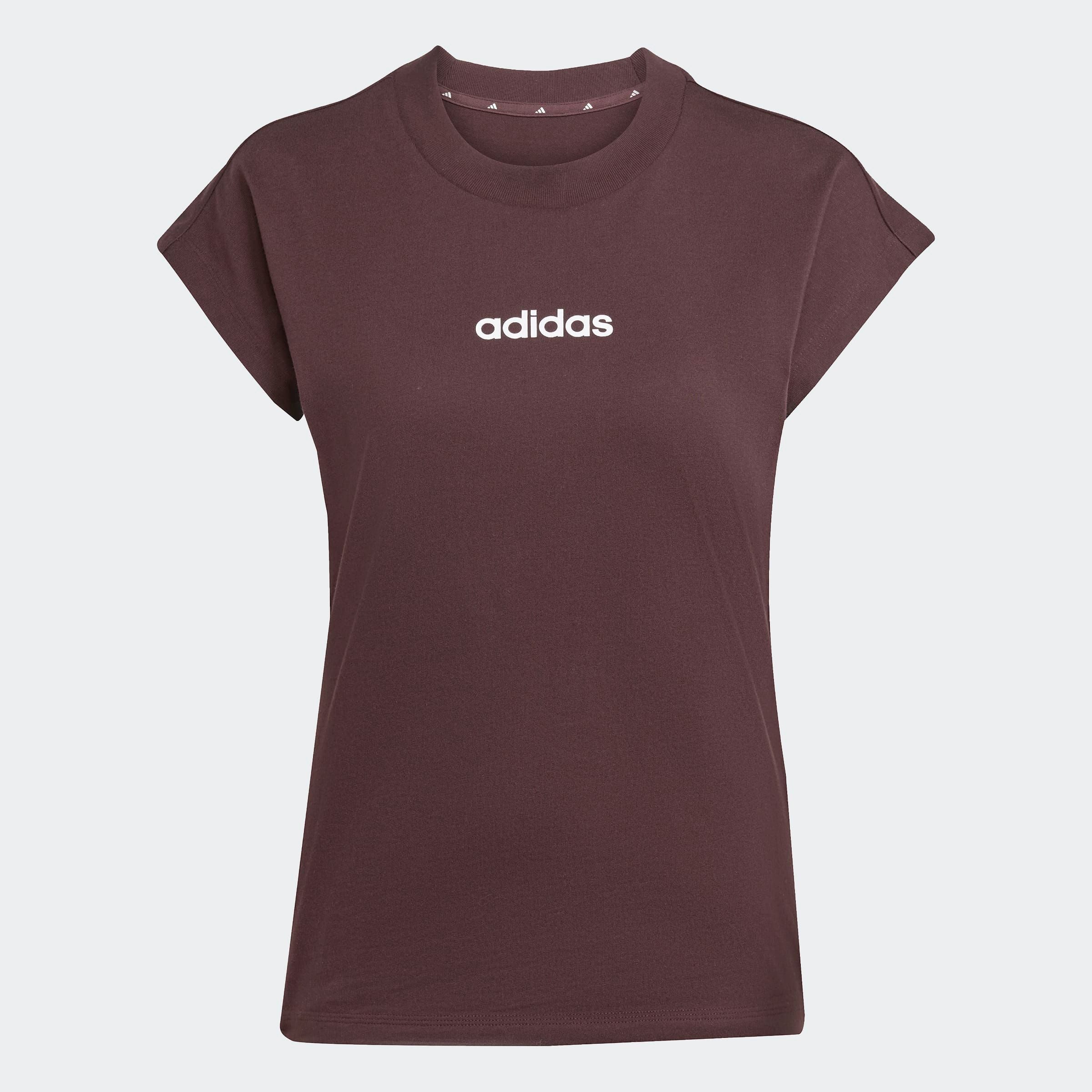 adidas Sportswear T-shirt W LIN SJ T Basic T-shirt van zacht materiaal