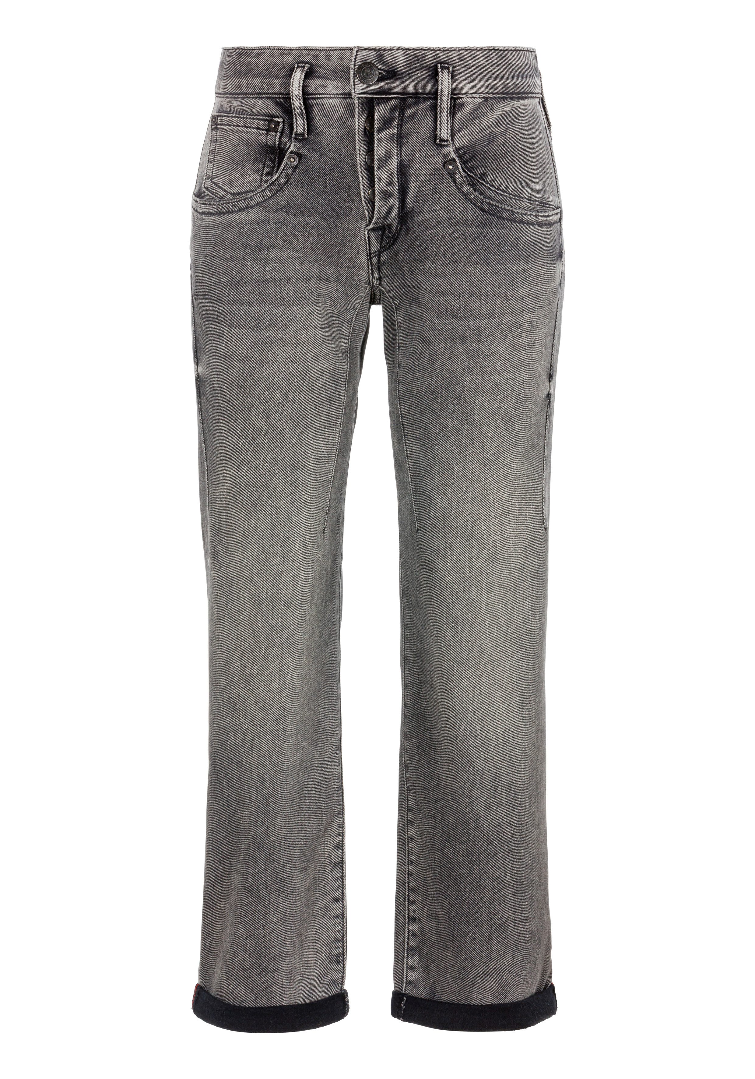 Herrlicher 5-pocket jeans Shyra Tap Organic Denim Brushed