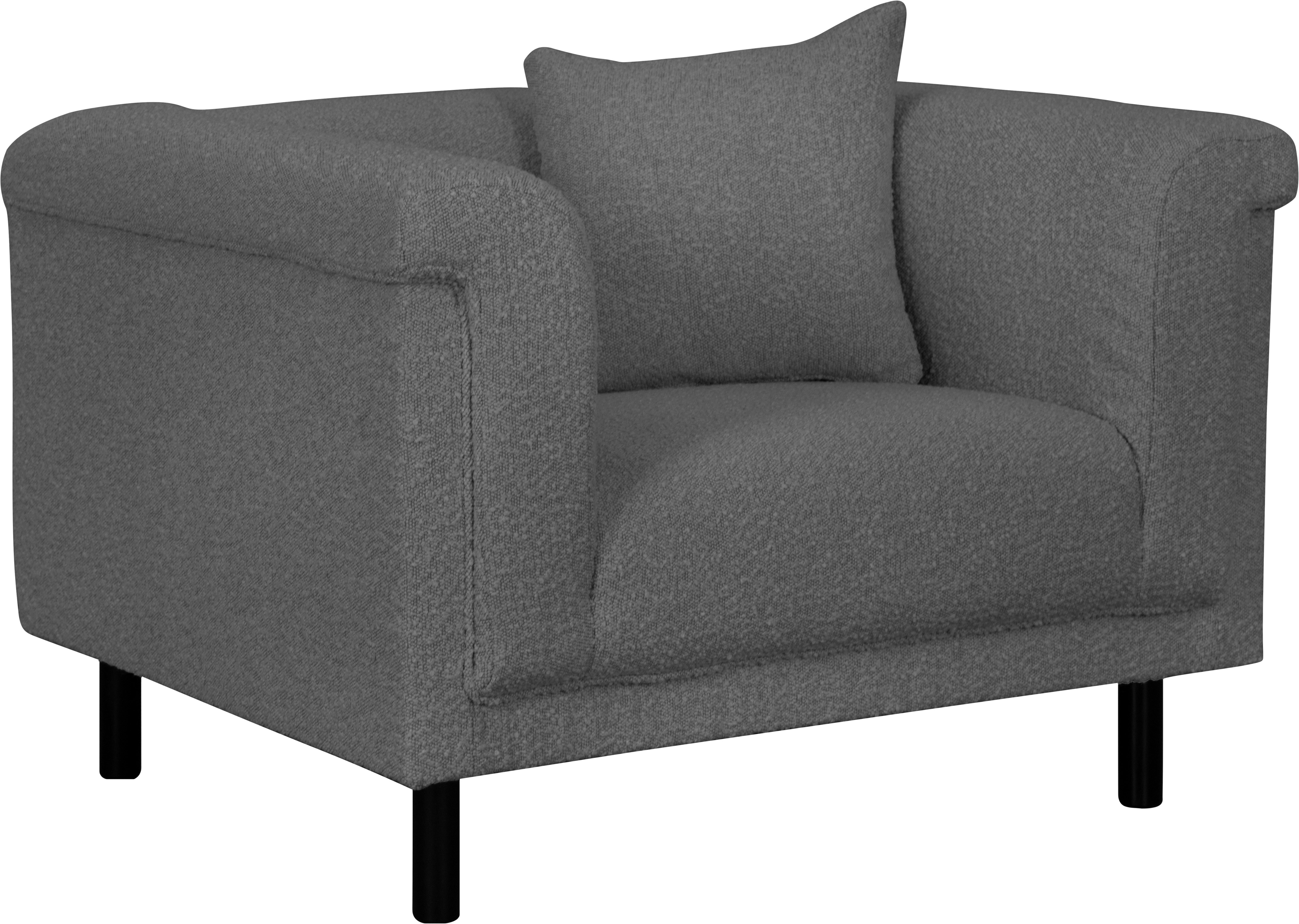 INOSIGN Fauteuil AGNIA BxDxH: 100x85x71 cm incl. sierkussens, ook in cord en bouclé