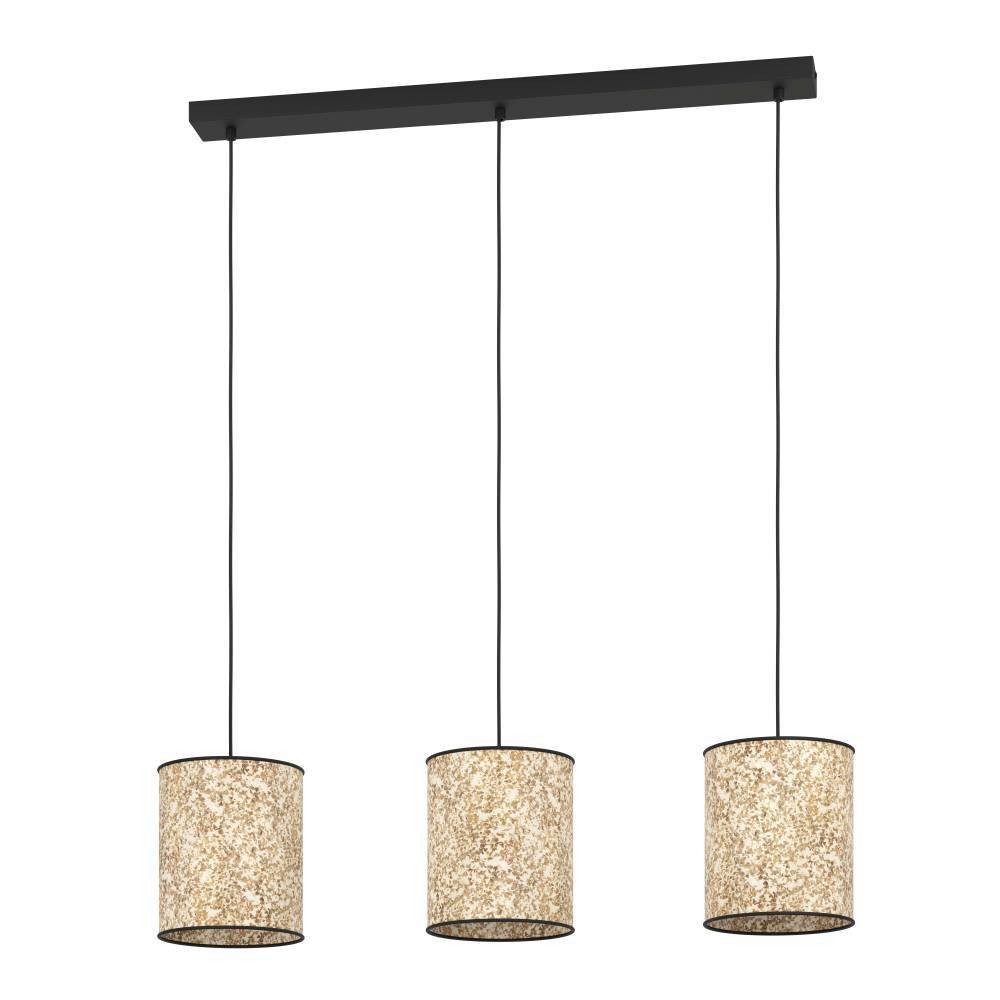 EGLO Hanglamp BUTTERBURN Hanglamp, eetkamerlamp, textiel met berkenbladeren, hanglamp (1 stuk)