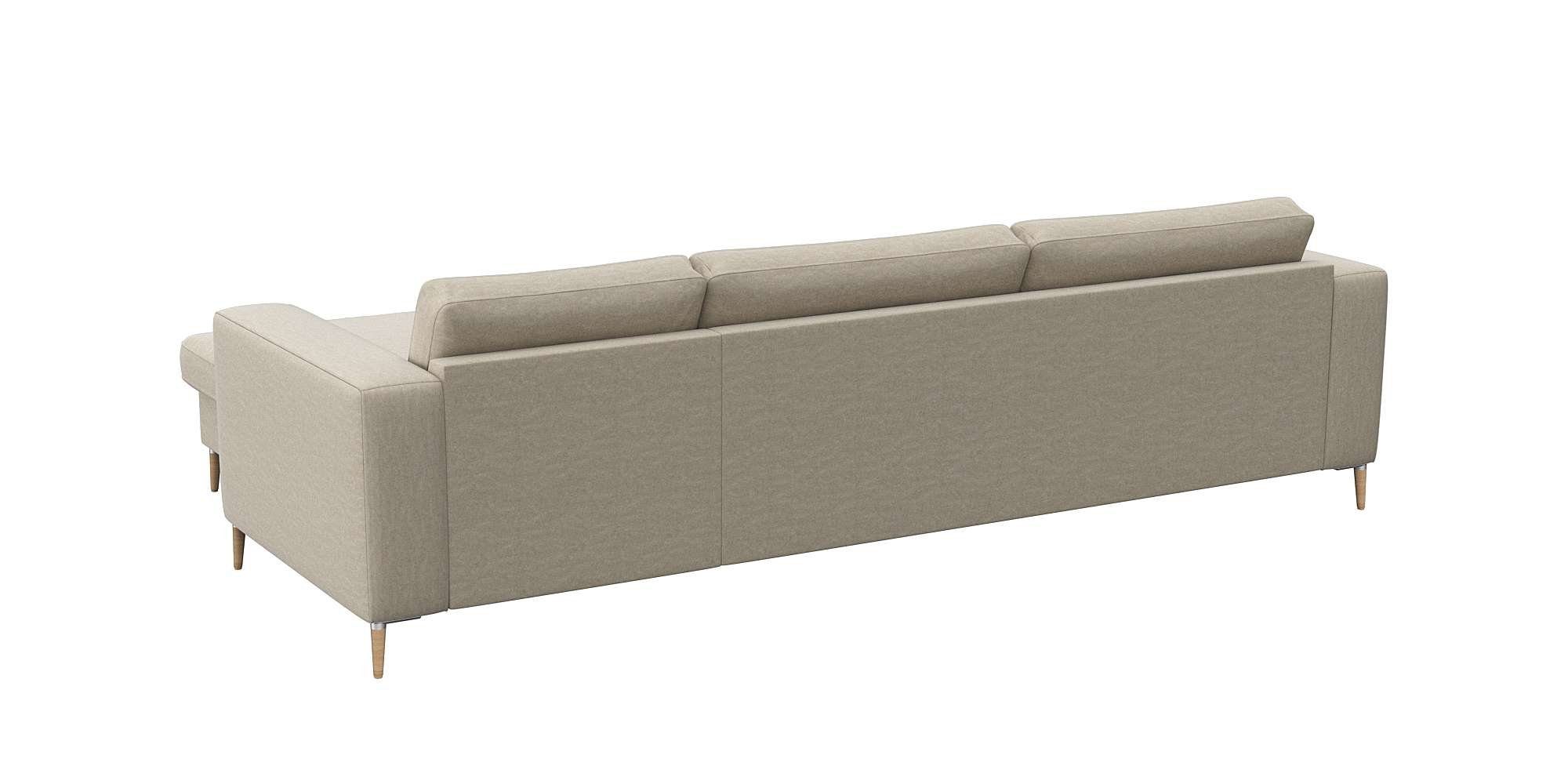 FLEXLUX Hoekbank Fiore, super zitcomfort door koudschuim in de zitting, L-vorm