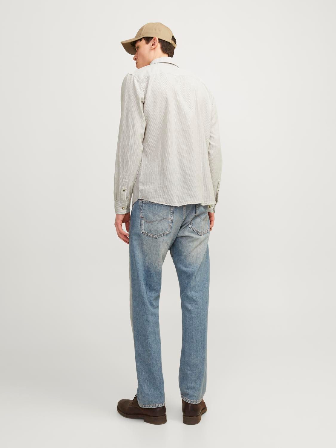 Jack & Jones Overhemd met lange mouwen JJESUMMER LINEN BLEND SHIRT LS SN