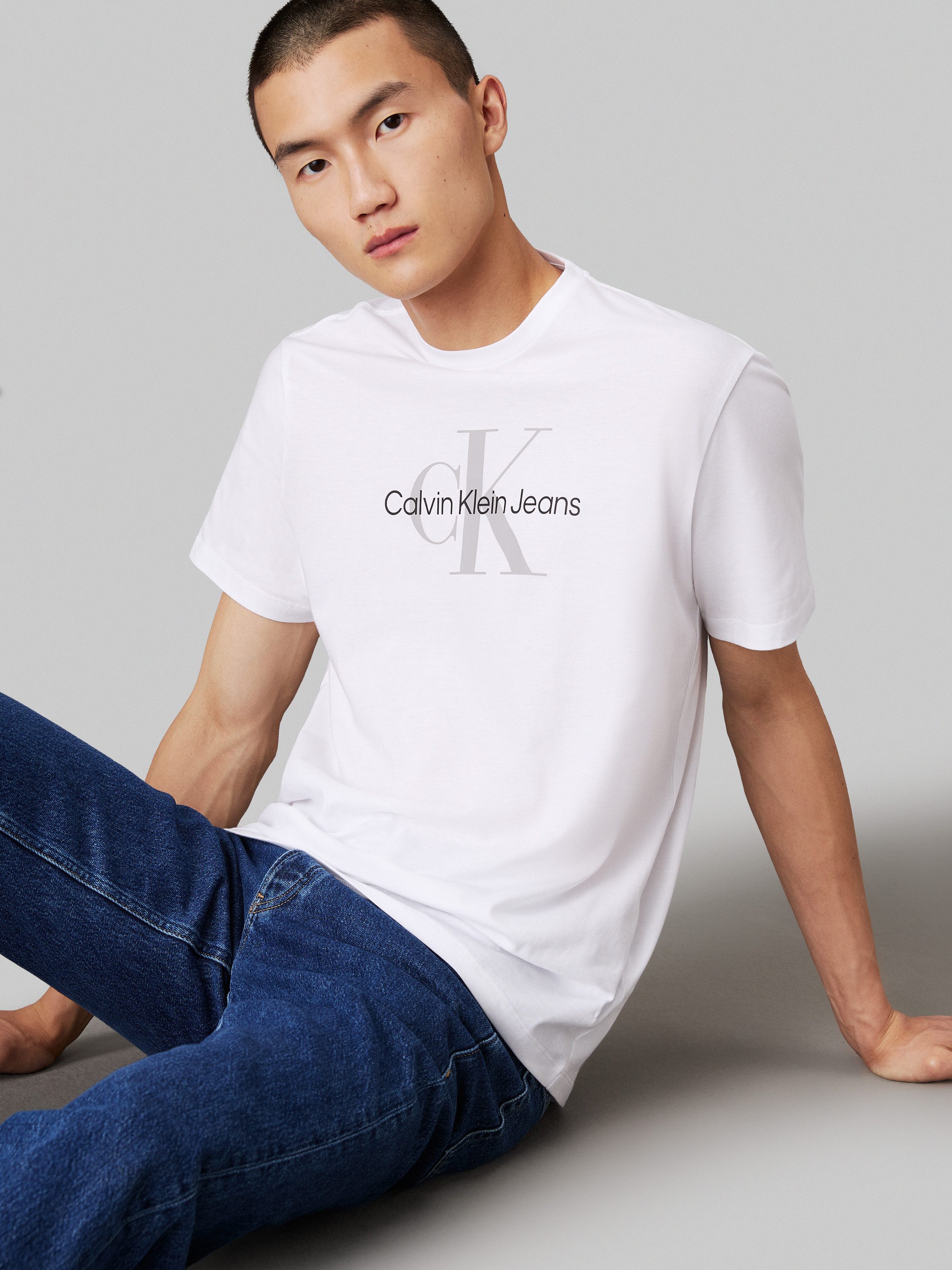 Calvin Klein T-shirt SS Hero Monogram Tee 30S EU Opt