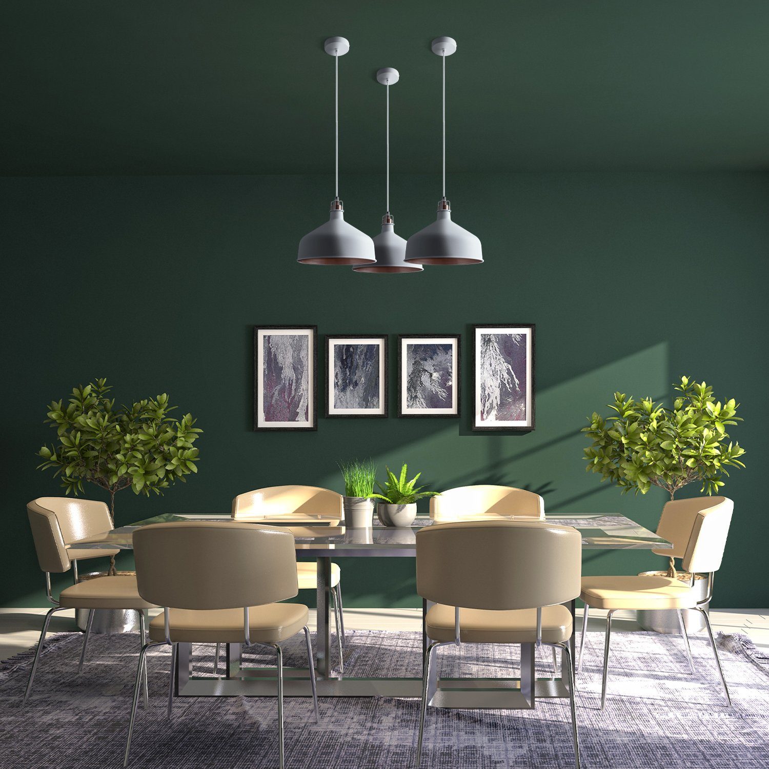 Paco Home Hanglamp James Keukenlamp hangend hanglamp eetkamer Eettafellamp Industrial