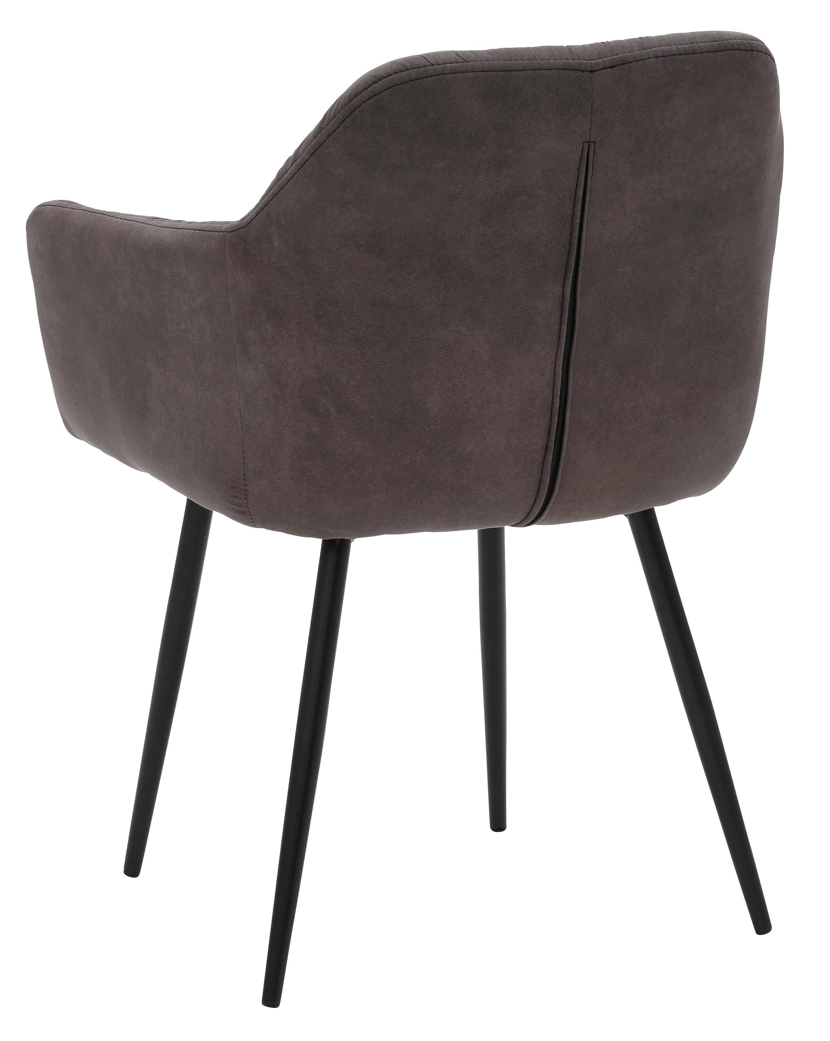 HELA Eetkamerstoel Kira schaalstoel Boho, bestseller Stoel met armleuningen fluweel of microvezel bekleding (set, 2 stuks)