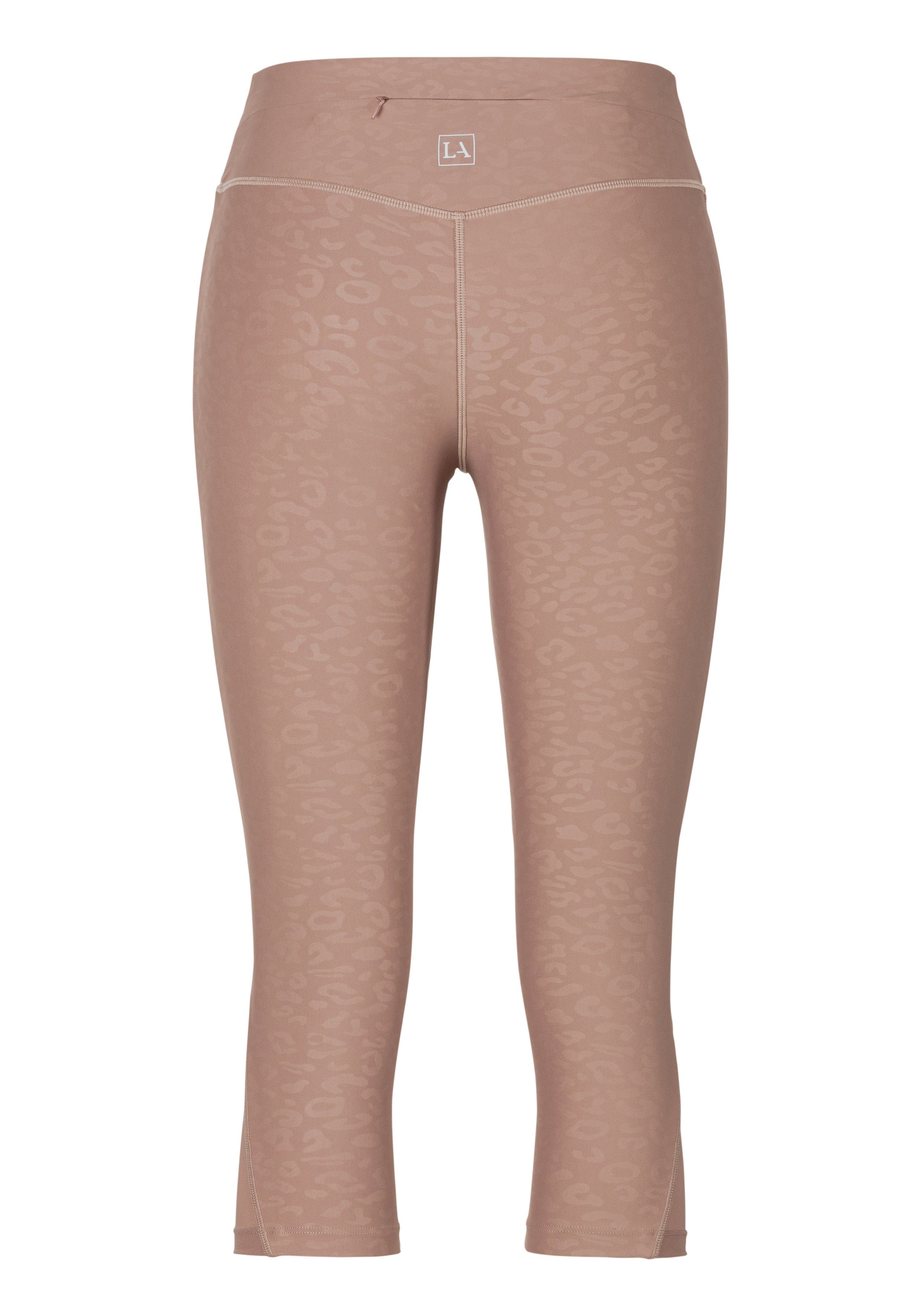 active by Lascana Caprilegging Sportbroek in allover leeuwprint