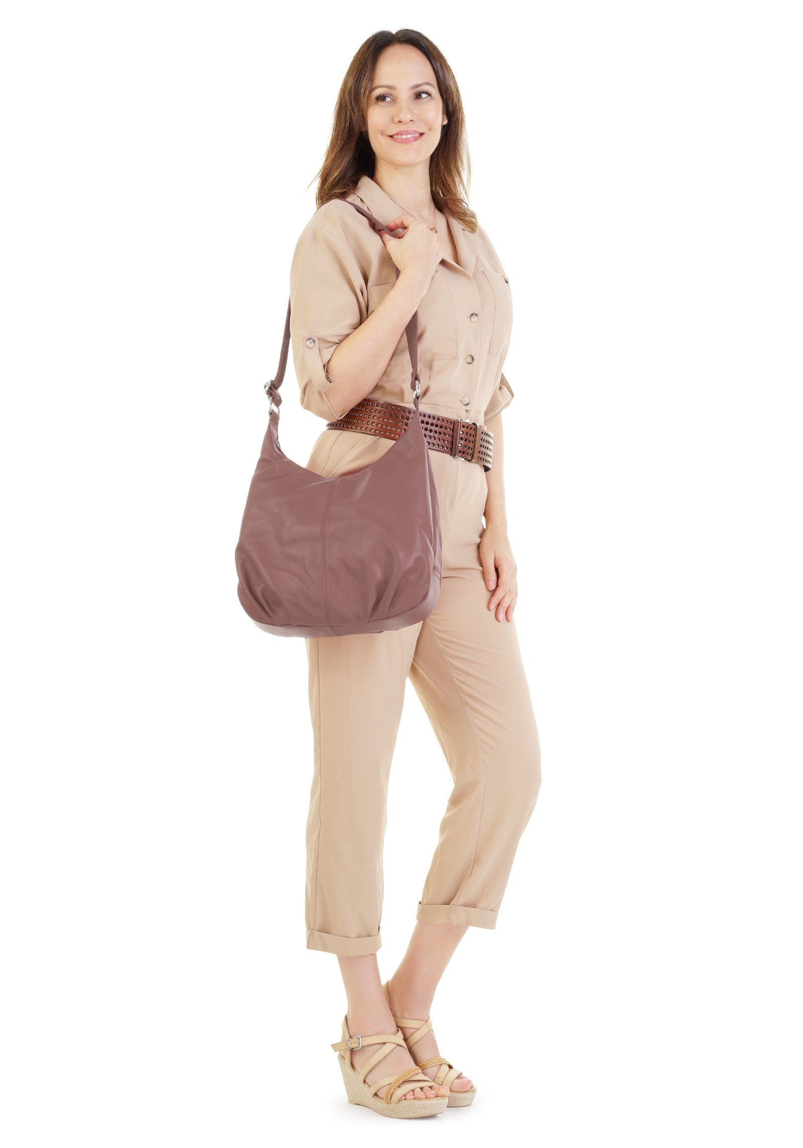 Cluty Shopper echt leer, made in italy