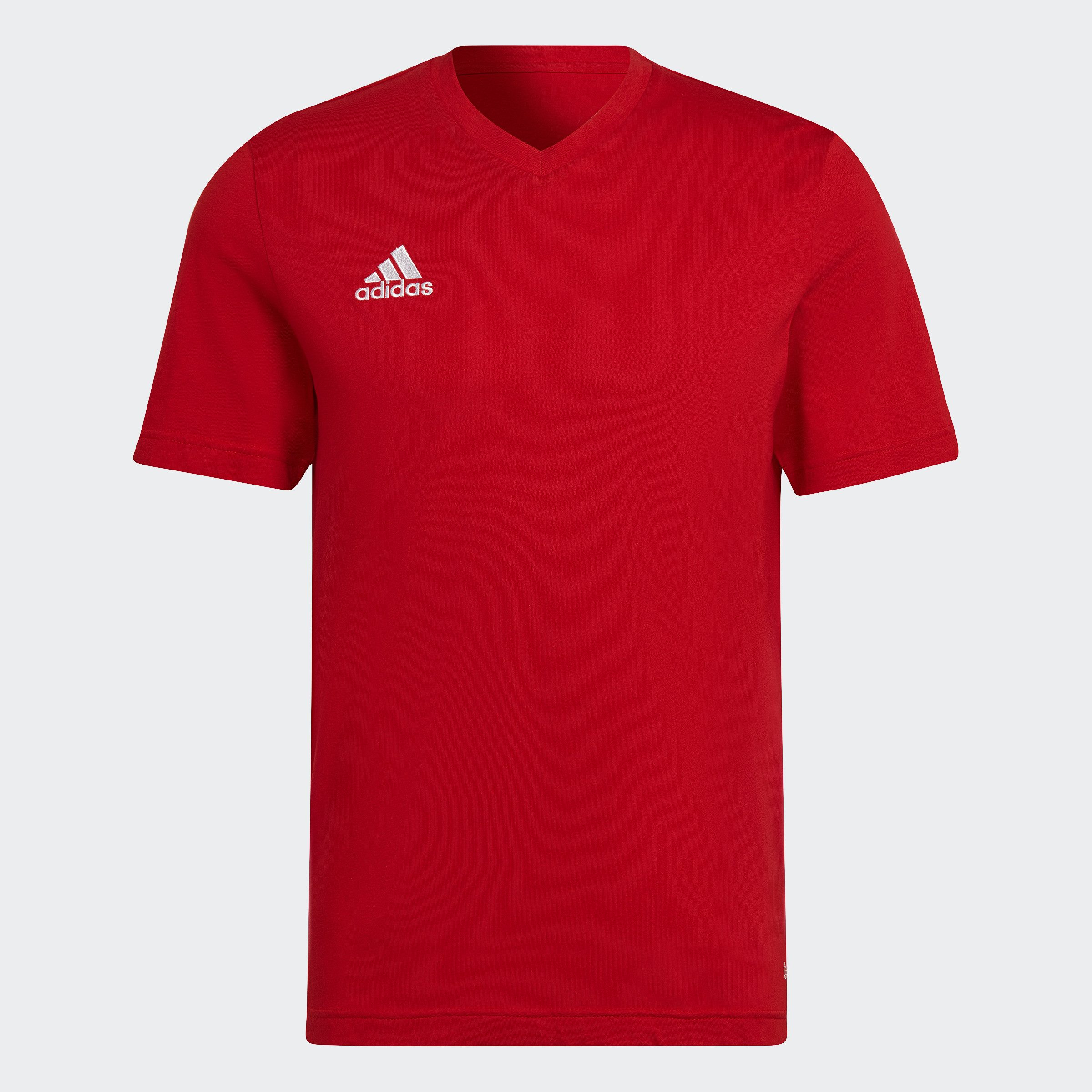 adidas Heren-T-shirt Entrada 22 (L, Rood)