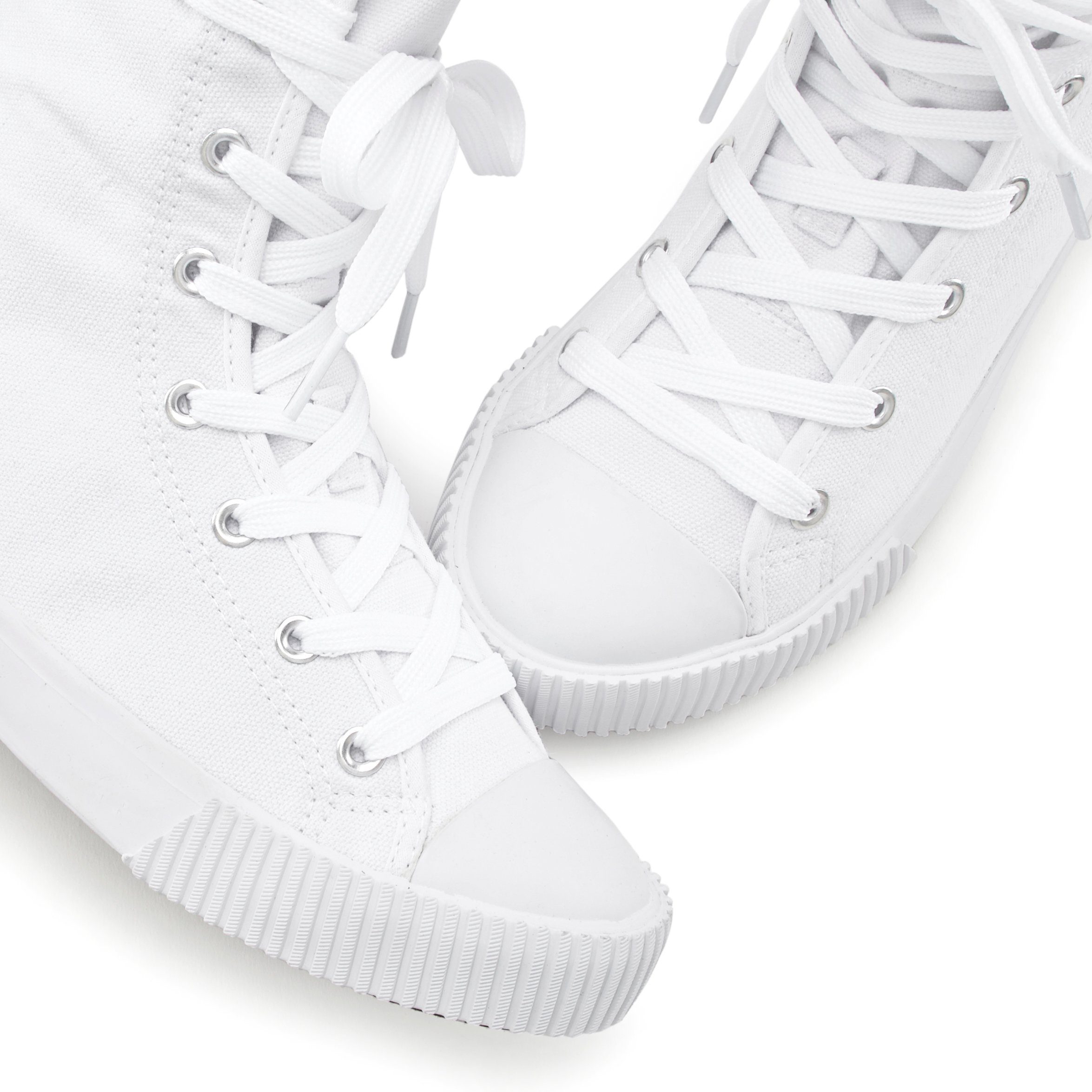 Lascana Laarsjes in combat-look, high top sneaker, veterschoen, textiel laarzen