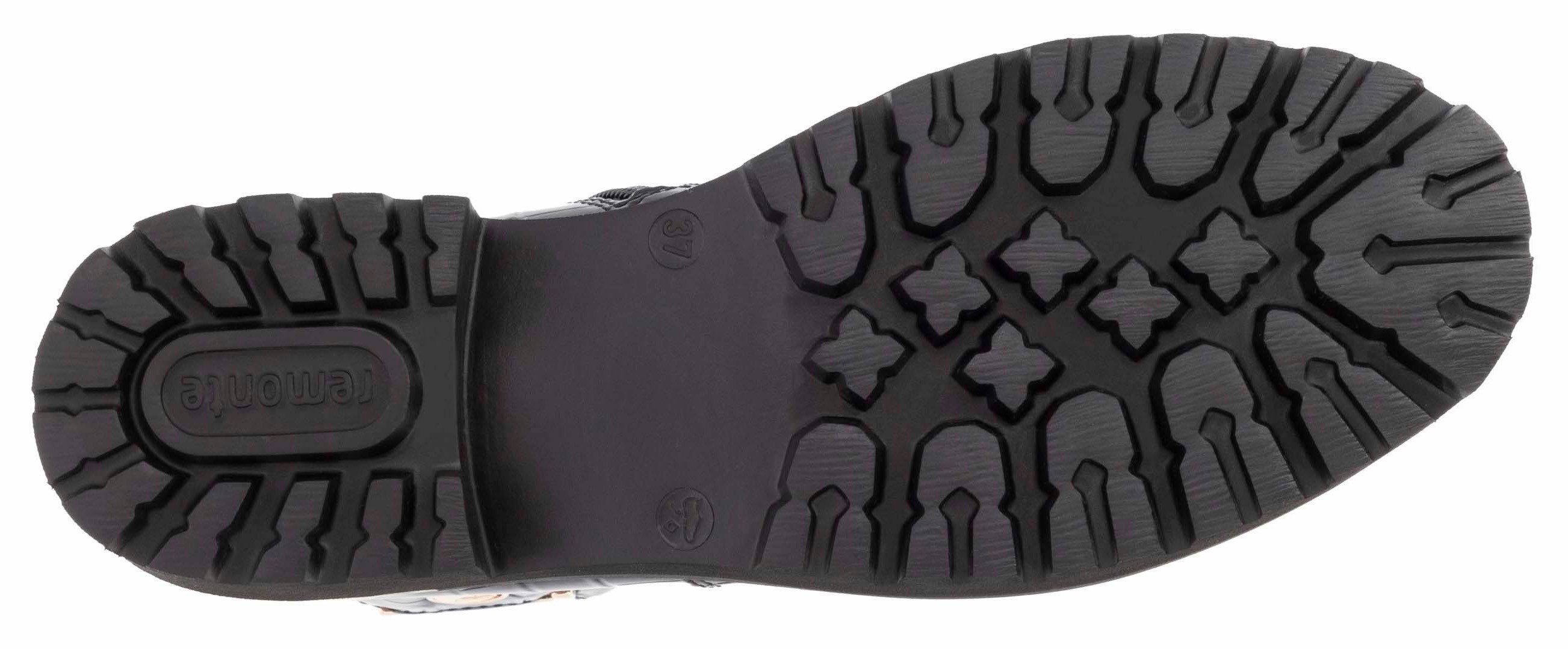 Remonte Chelsea-boots blokhak, laarzen, enkellaars met praktische binnenrits