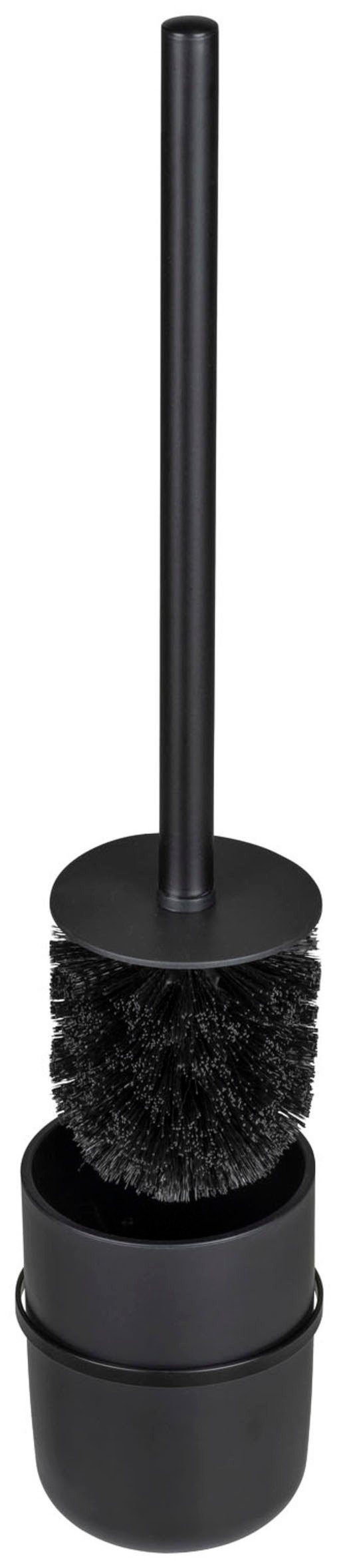 WENKO Toiletset Turbo-Loc® Carpino zwart, bevestigen zonder boren