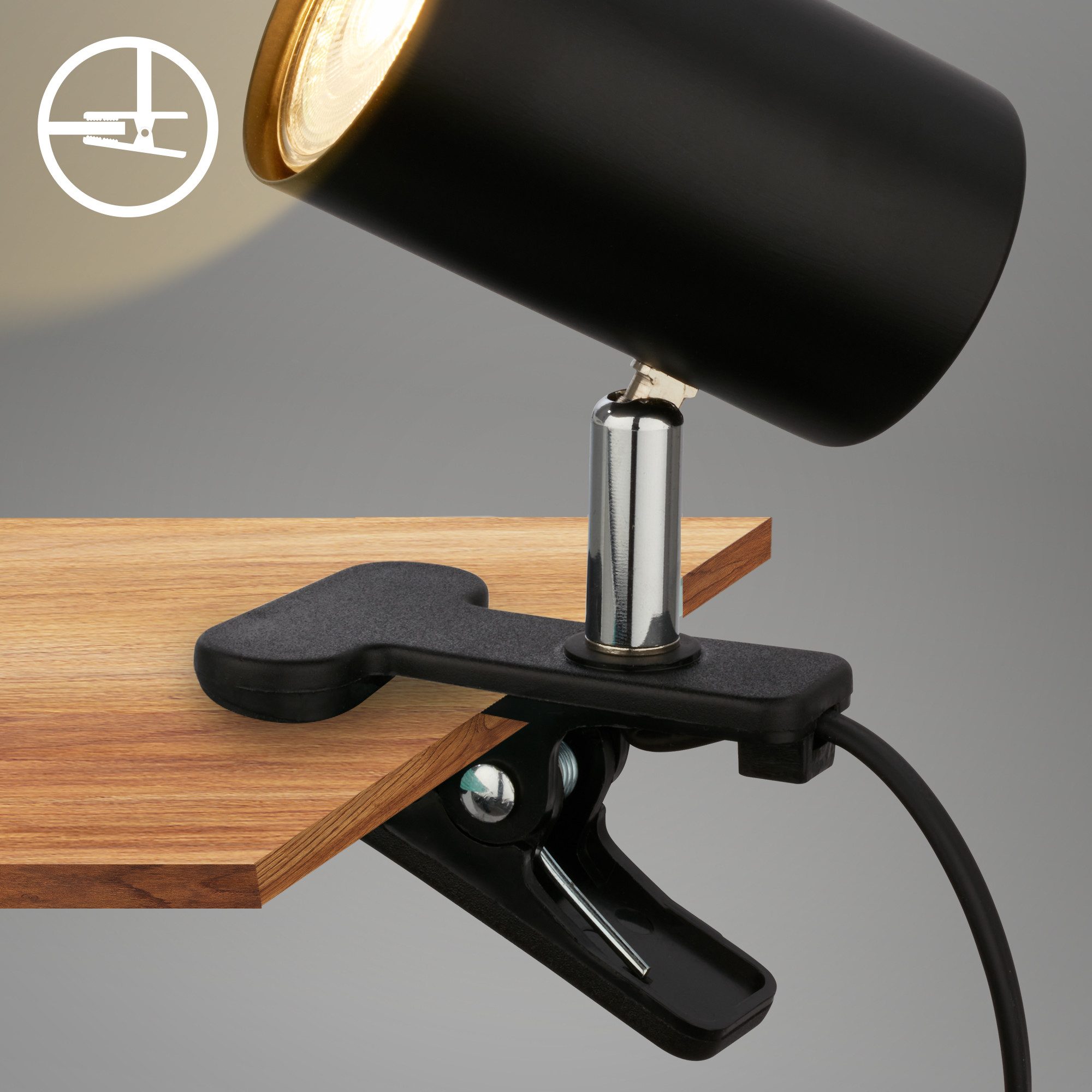 Briloner Leuchten Bureaulamp KLEM Tafellamp