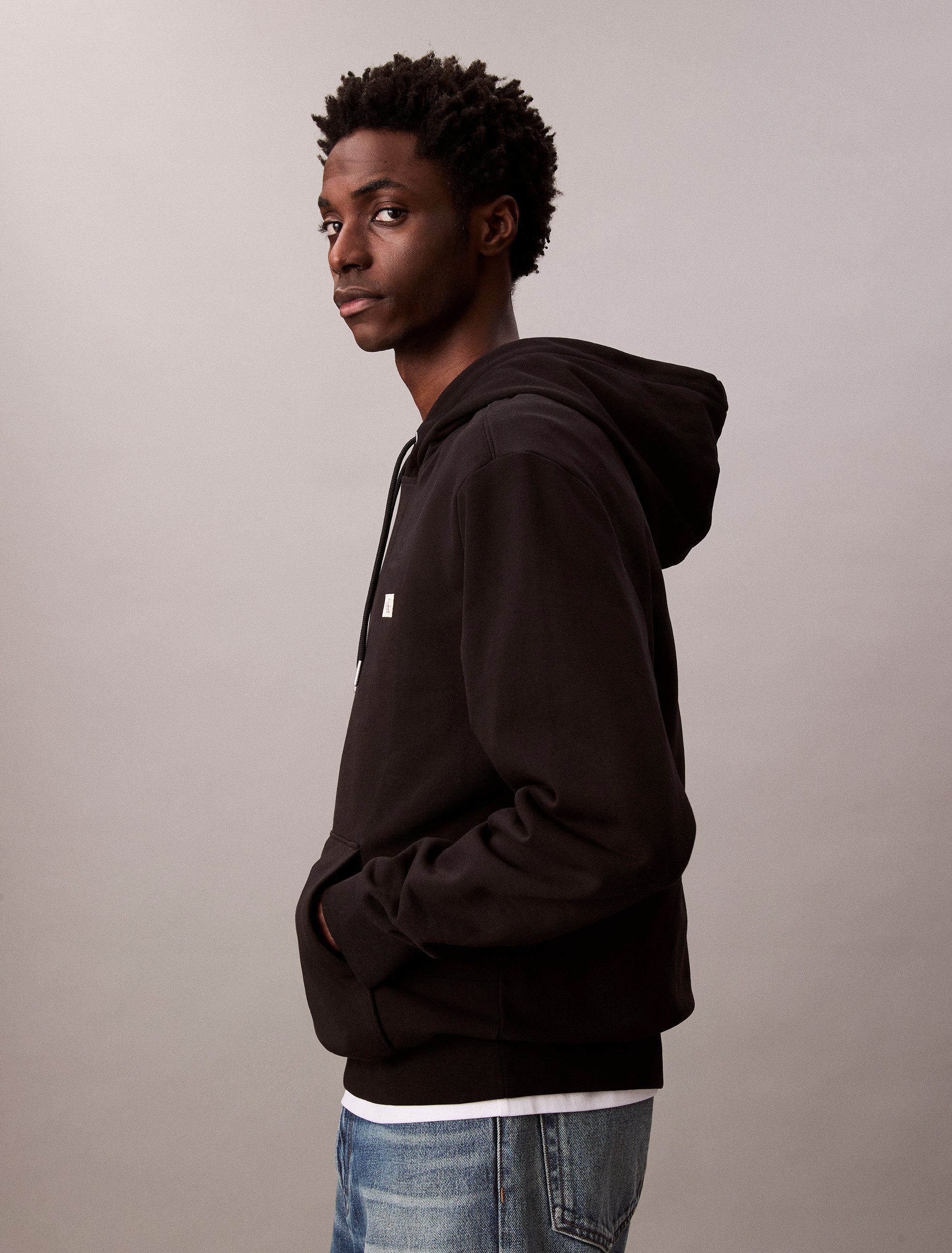 Calvin Klein Hoodie 400GSM TERRY BADGE HOODIE