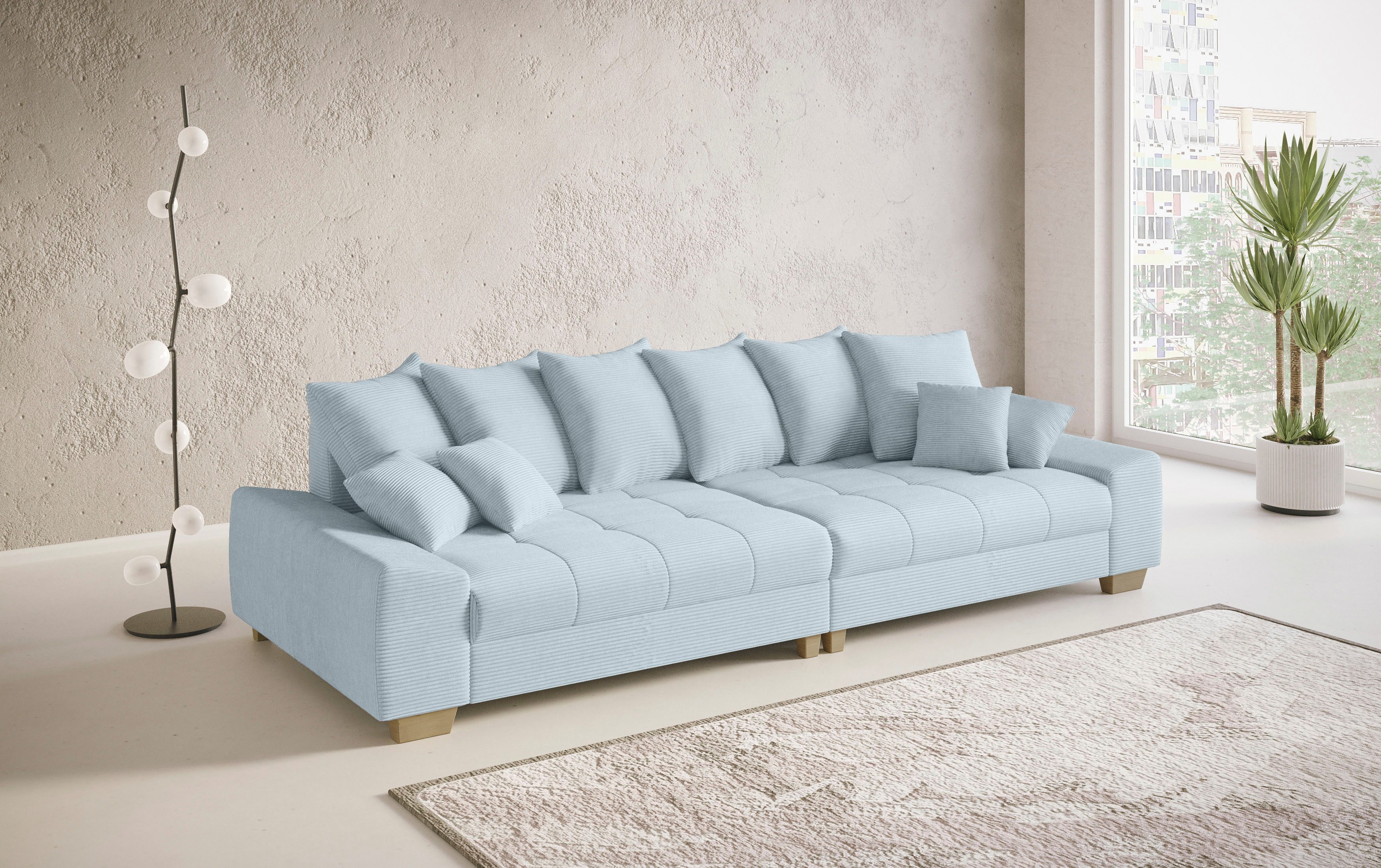 Mr. Couch Megabank Nikita II Optioneel met koudschuim bekleding, tot 140 kg belastbaar