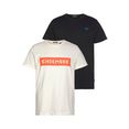 chiemsee t-shirt (set, set van 2) wit