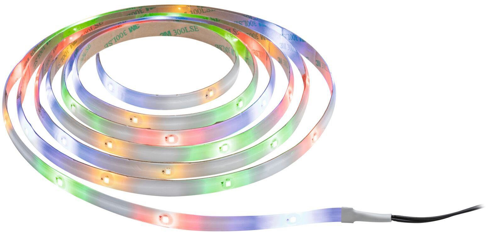 Paulmann Led-strepen Solar met Dämmerungssensor IP44 3m RGB 0,3W Zwart (1 stuk)