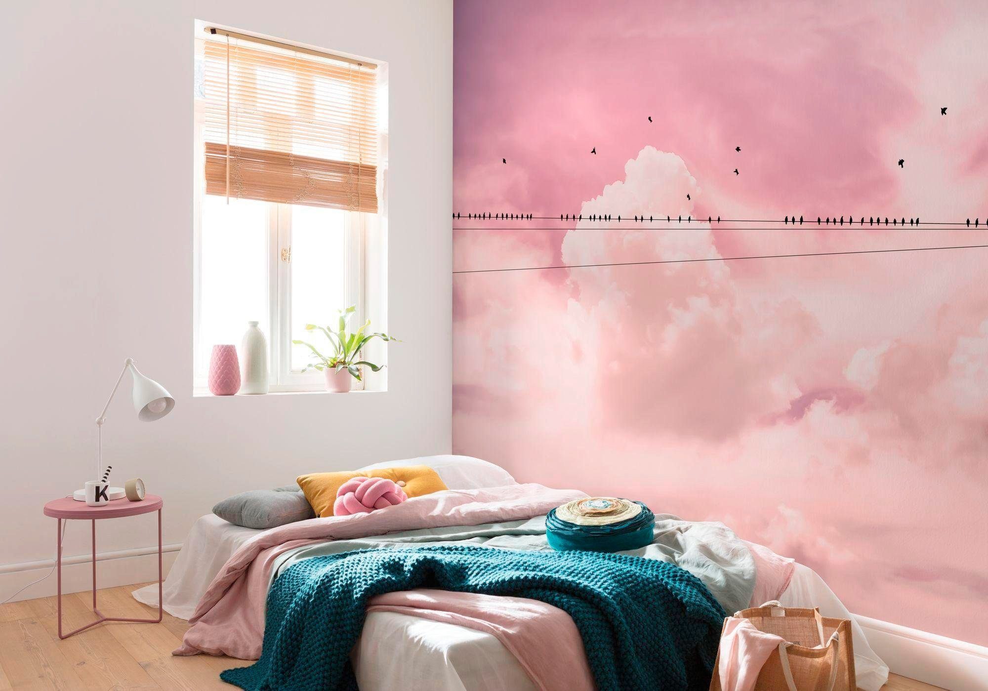 Komar Vliesbehang Digitale print vlies - Cloud Wire - Afmeting 400 x 250 cm (1 stuk)