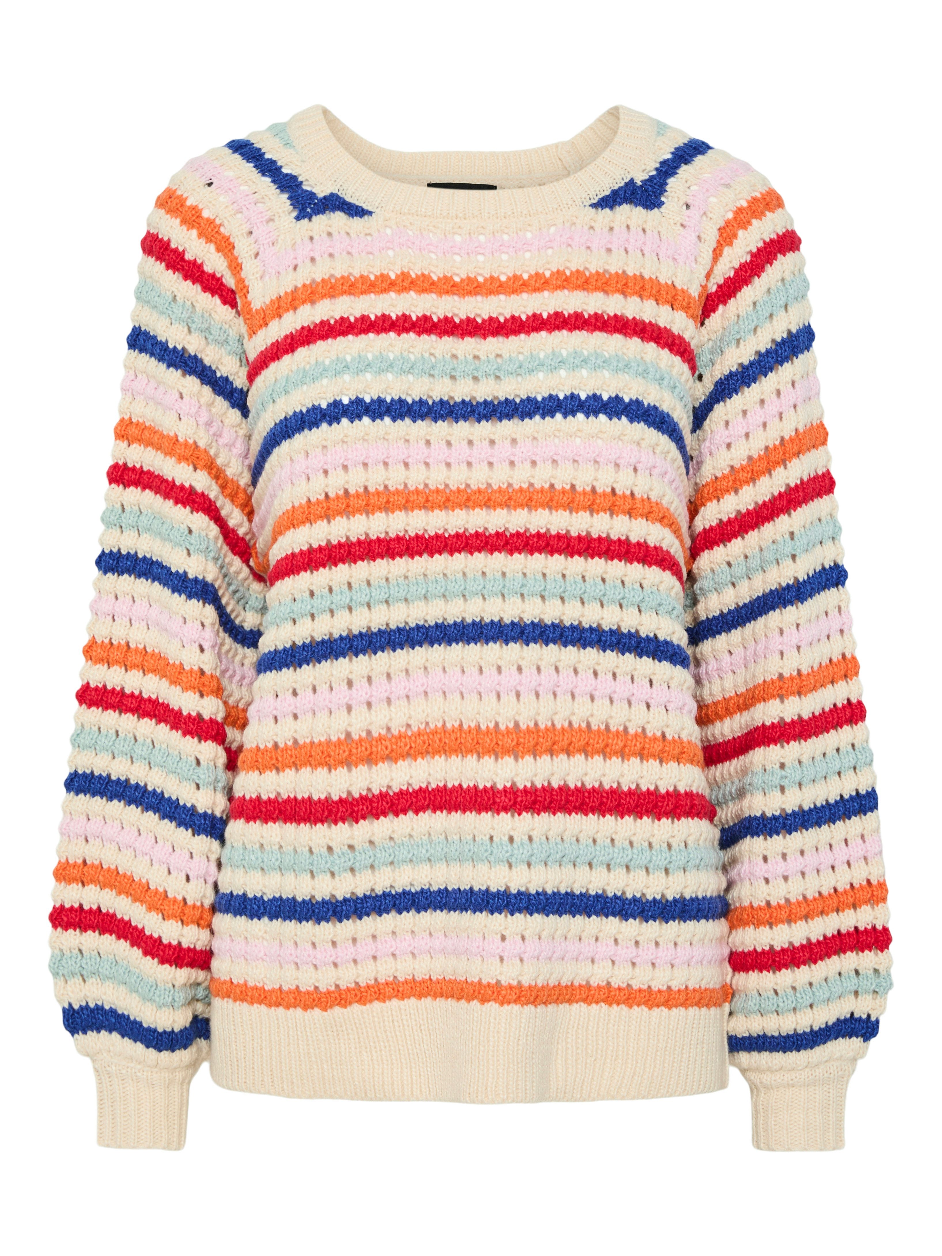 pieces Trui met ronde hals PCDOSLA LS O-NECK KNIT MM