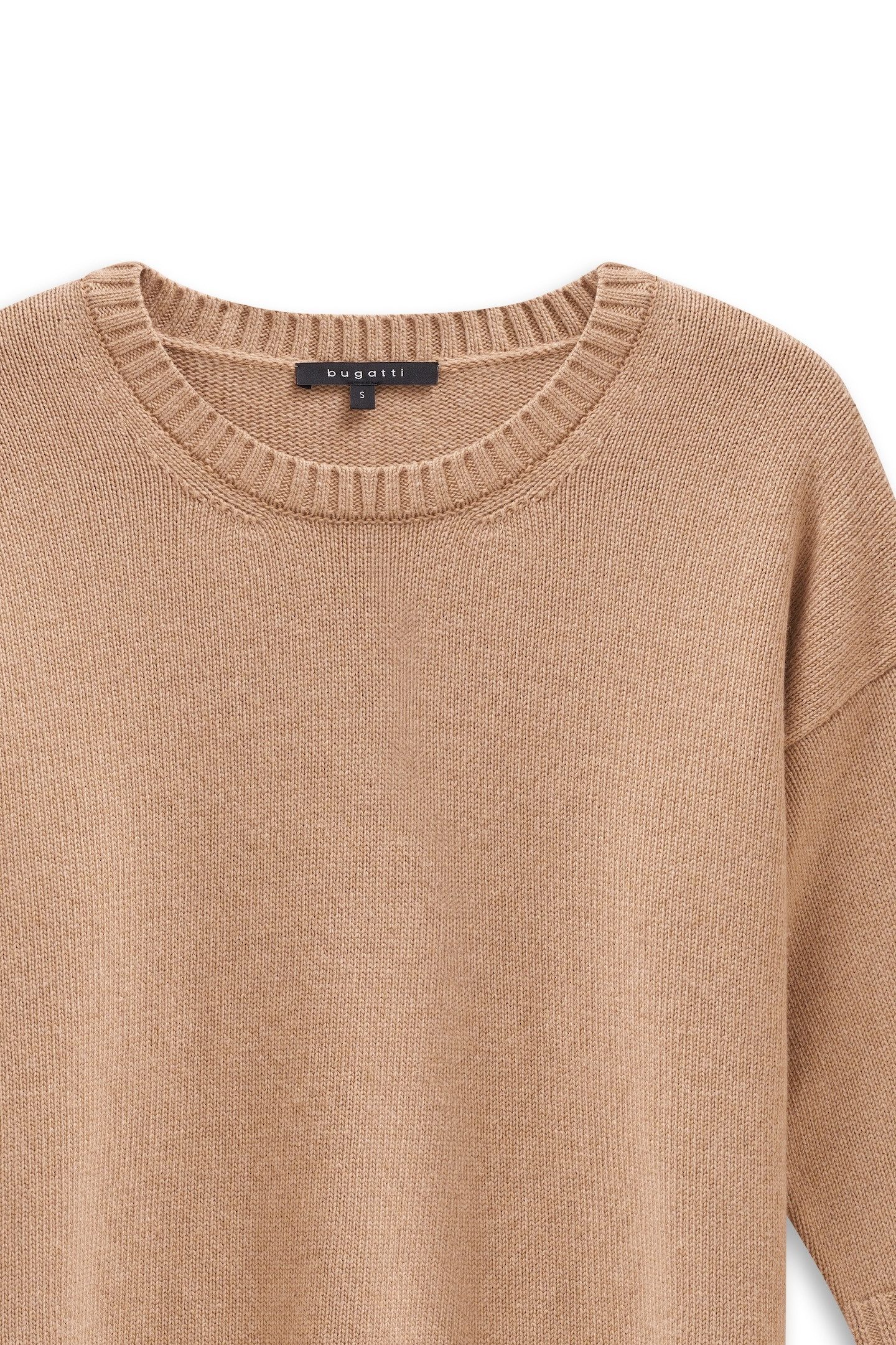 Bugatti Trui met ronde hals Elegant & bequem van een zachte kasjmiermix