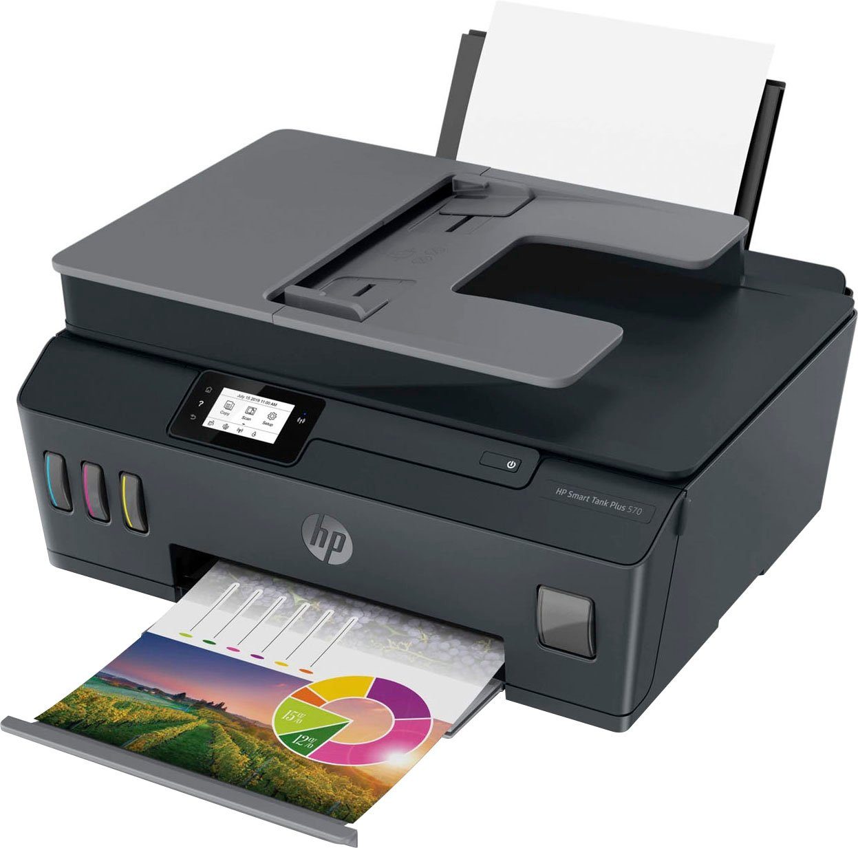 HP All-in-oneprinter Smart Tank Plus 570 (5HX14A) Inktcartridge, groot bereik