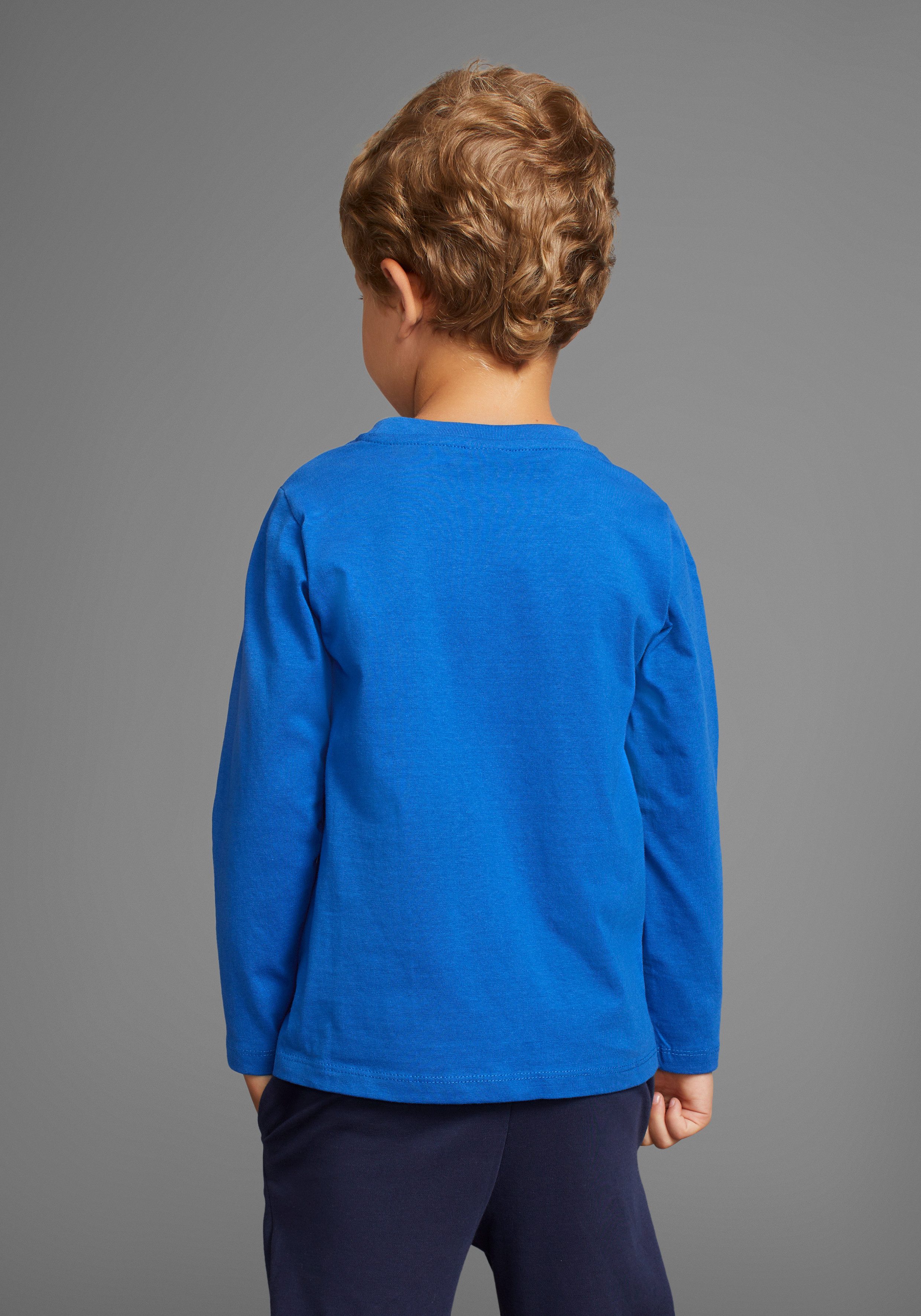KIDSWORLD Shirt met lange mouwen Graafmachine bouwvoertuigen voor kleine jongens