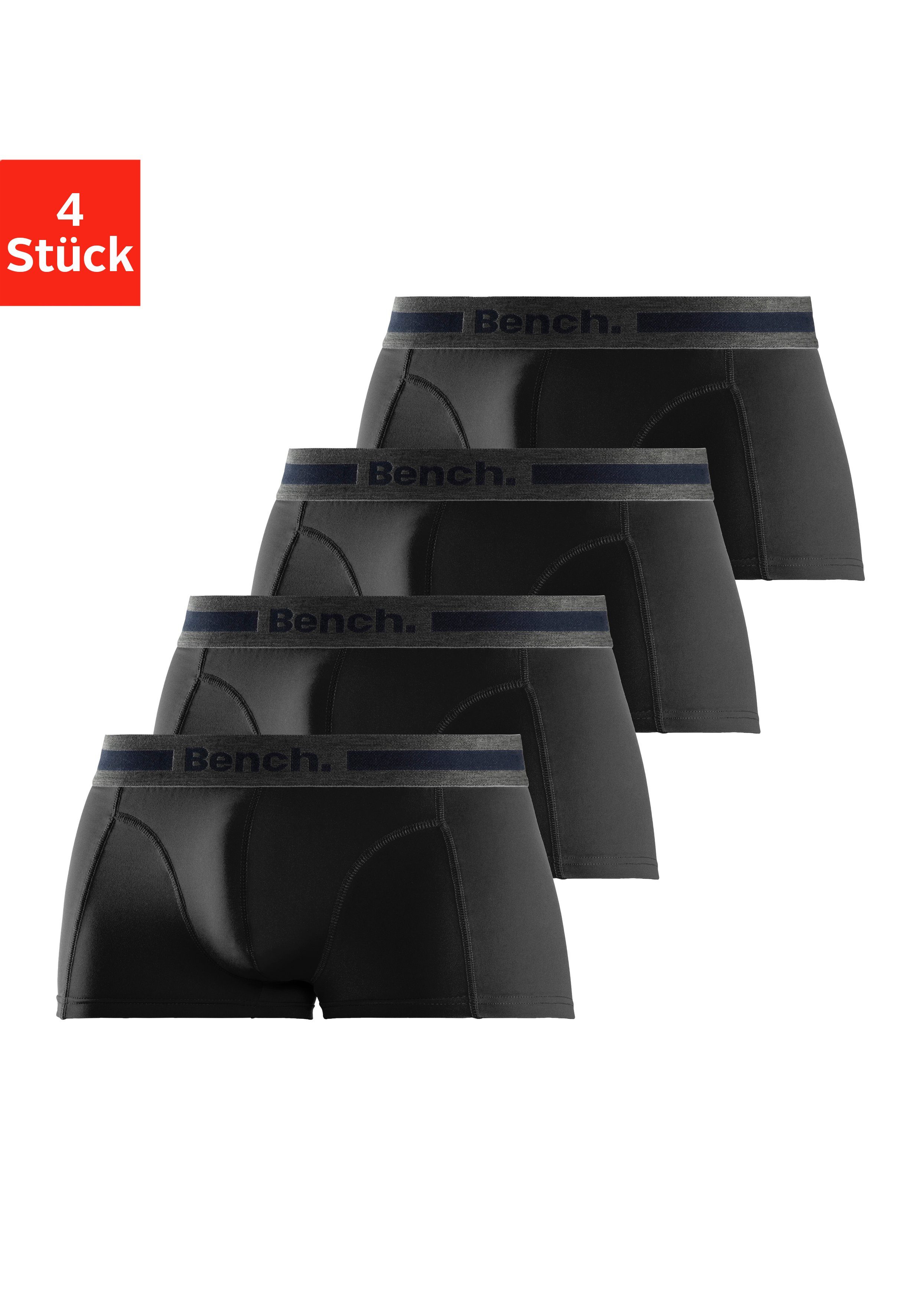 Bench. Functionele boxershort Boxershorts voor heren (set, 4 stuks) heren strakke boxershorts maat L zwart