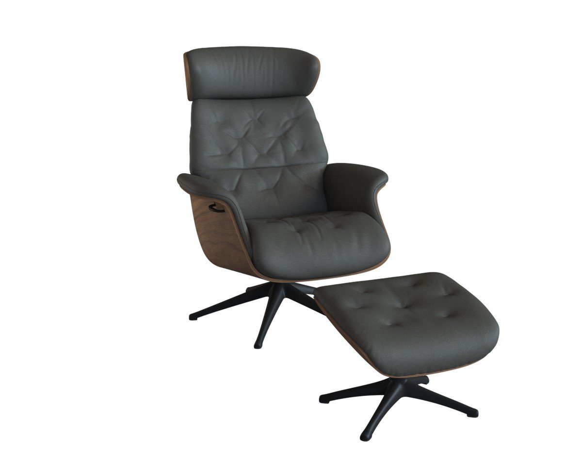 FLEXLUX Relaxfauteuil Volden, functionele stoel, gestoffeerde stoel, armleuningen, TV-fauteuil