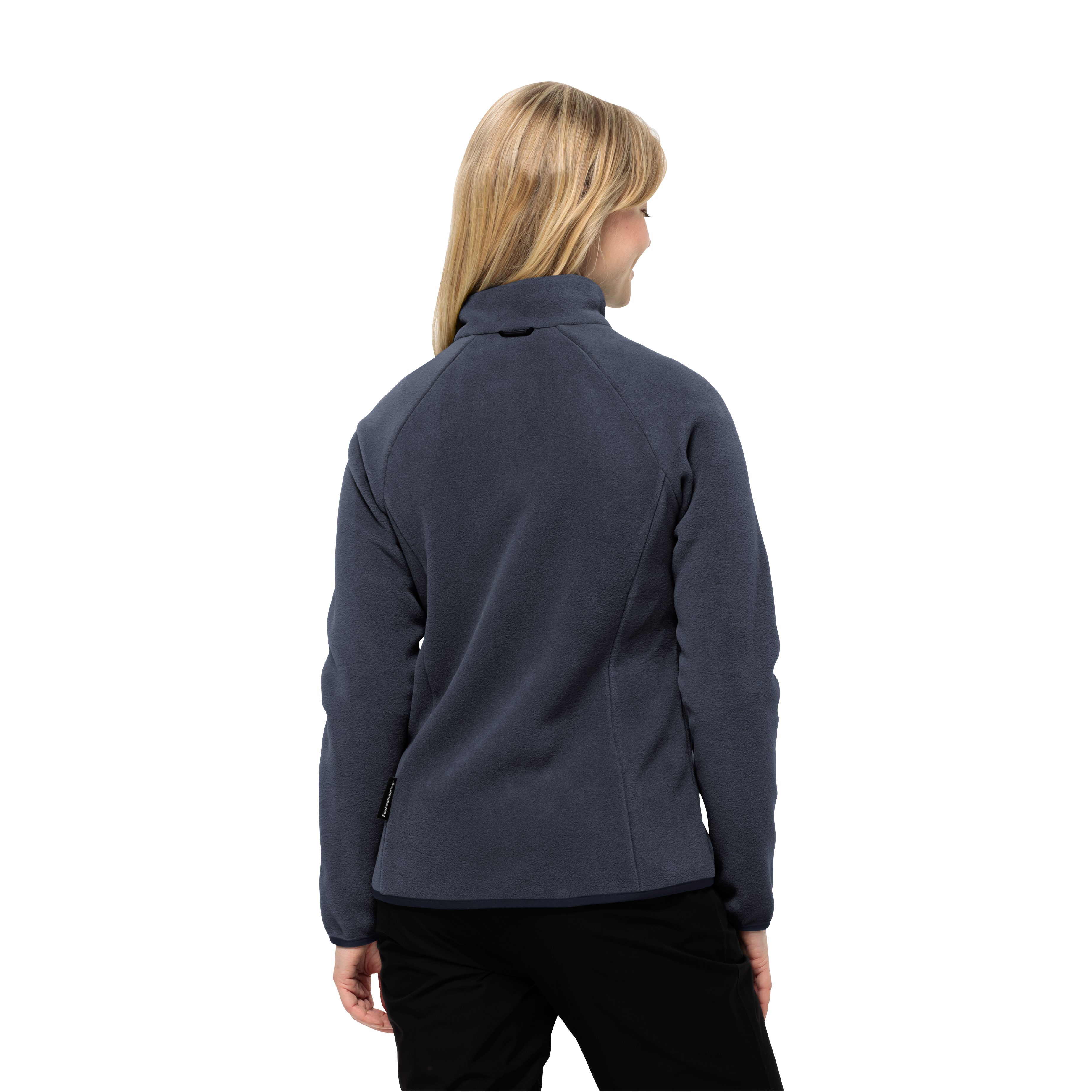 Jack Wolfskin Fleecejack MOONRISE FZ W met korte systeemrits voor wandelingen