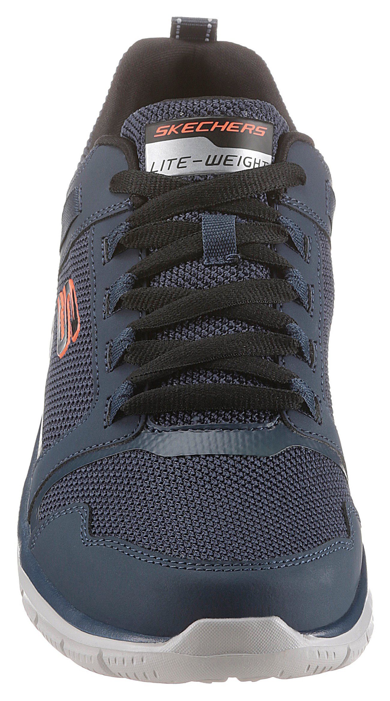 Skechers Sneakers TRACK-KNOCKHILL met gepolsterde binnenzool, vrijetijdsschoen, lage schoen, veterschoen