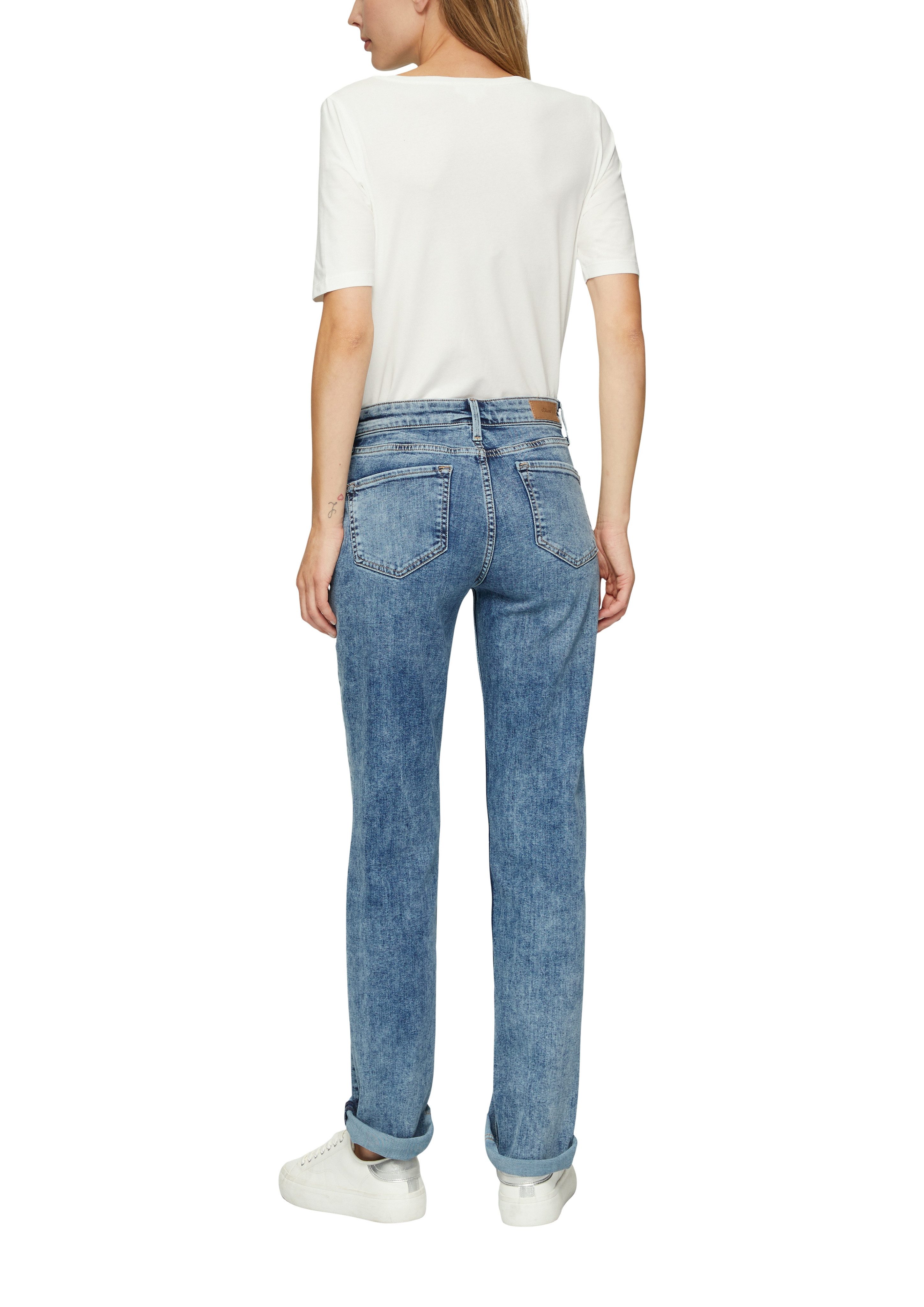 s.Oliver Straight jeans Karolin in five-pocketsstijl