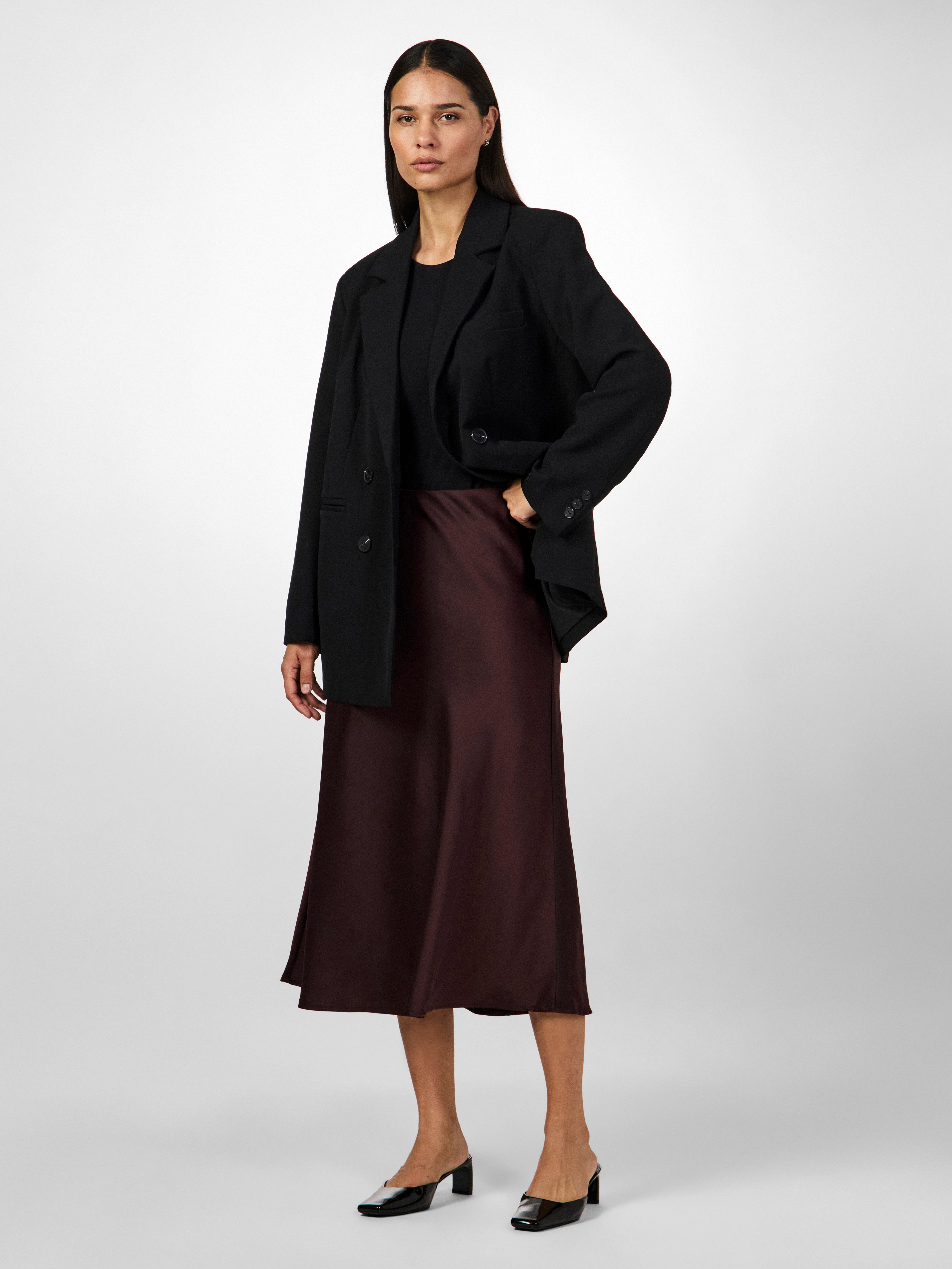 Y.A.S Midirok YASPELLA HW MIDI SKIRT S. NOOS