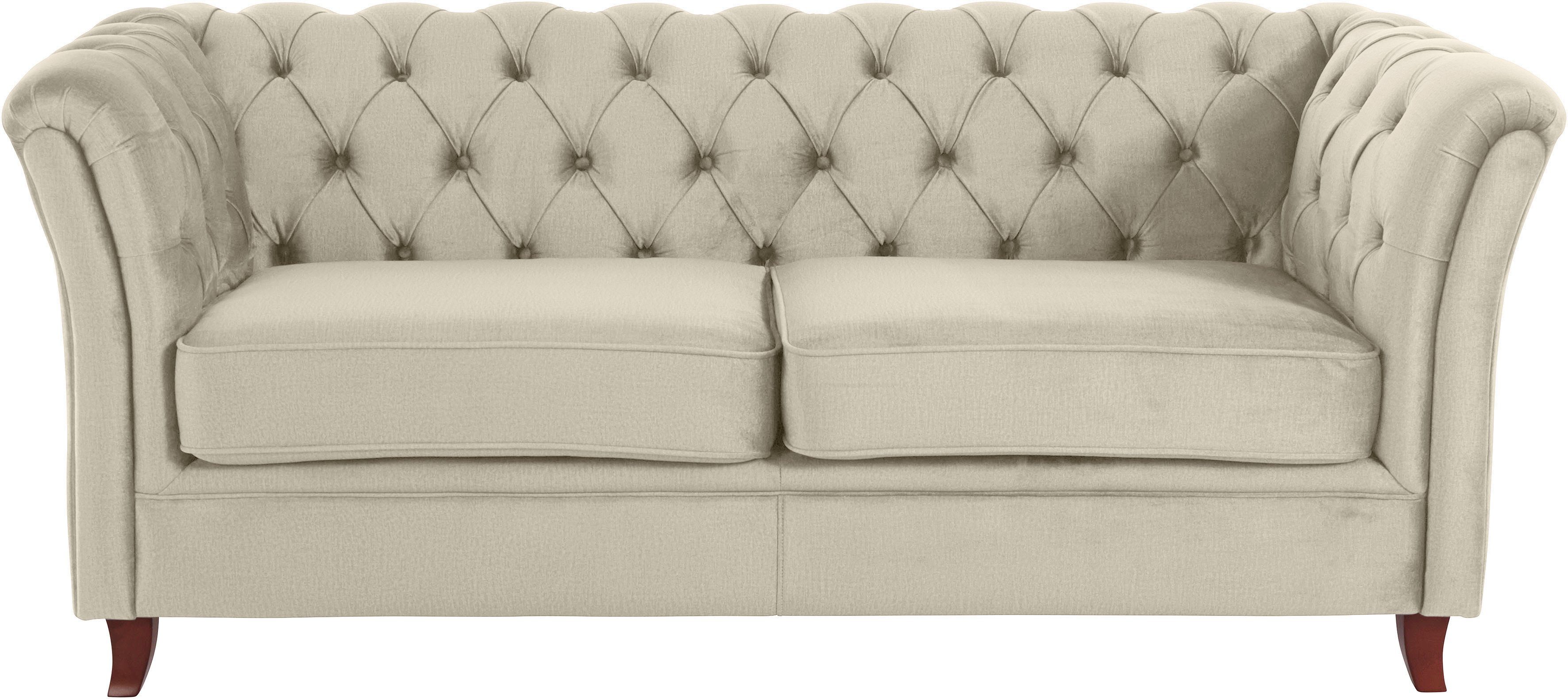 Home affaire Chesterfield-bank Reims met echte chesterfield-capitonnage, uitstekende verwerking
