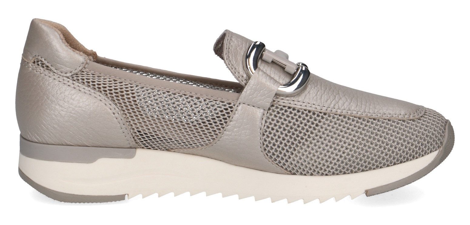 Caprice Instappers , slip-on sneaker, vrijetijdsschoen, instapschoen met decoratieve gesp