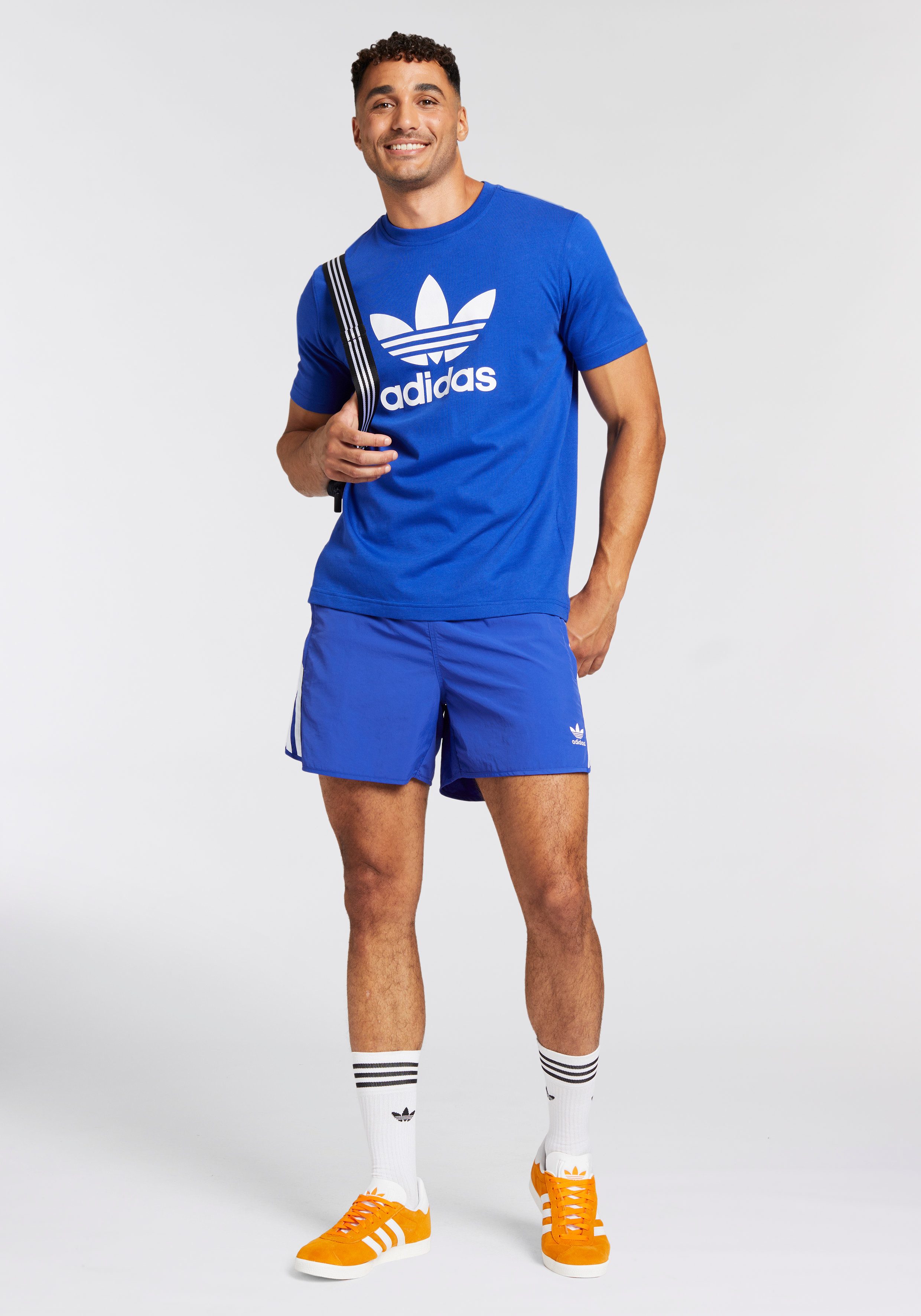 adidas Originals T-shirt TREFOIL T-SHIRT Basic shirt met grote trefoil logoprint