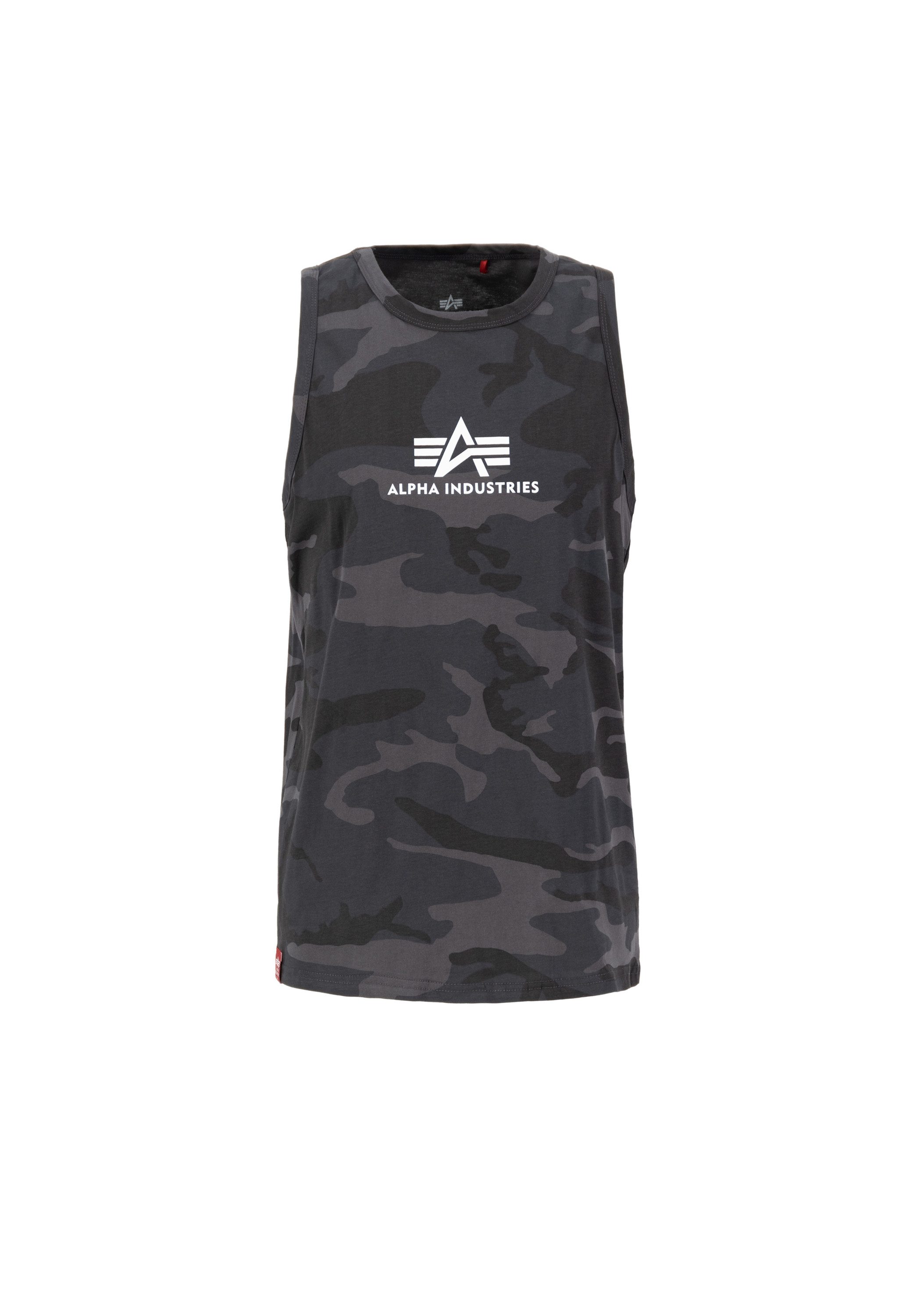 Alpha Industries Muscle-shirt Alpha Industries Men - Tanks Basic Tank Camo heren t-shirts maat XS multicolor