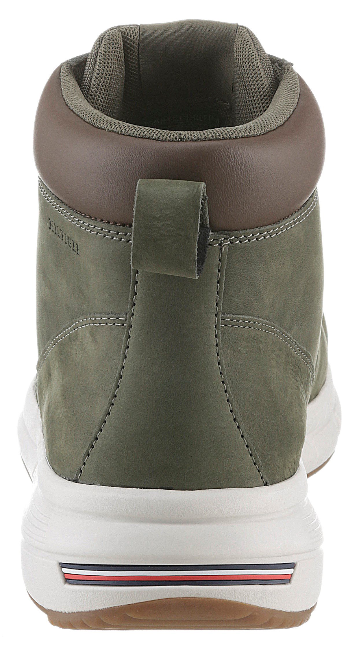 Tommy Hilfiger Veterschoenen LIGHT HILIFIGER NBK HYBRID BOOT vrijetijdsschoen, laarzen, veterschoen met gevoerde schacht