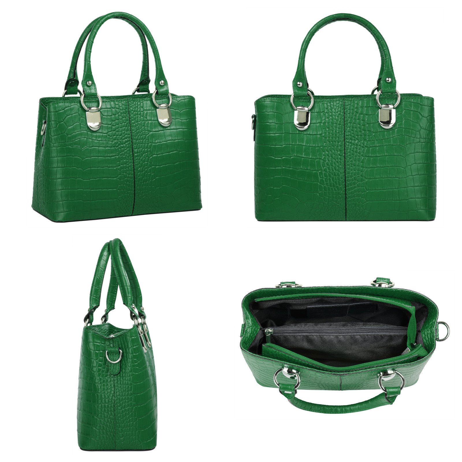 Cluty Schoudertas echt leer, made in italy