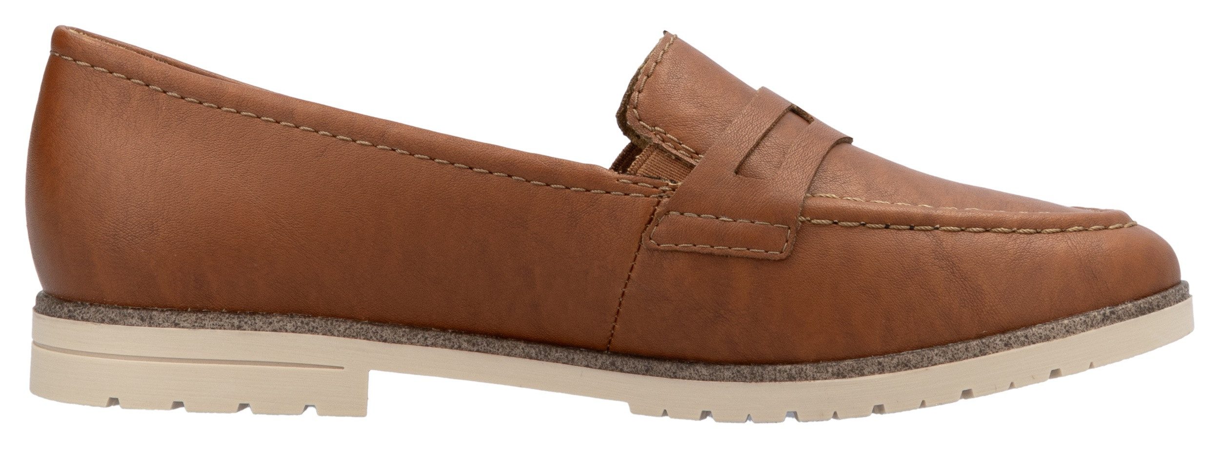Rieker Instappers Business slipper, mocassin, instapschoen met geprofileerde loopzool