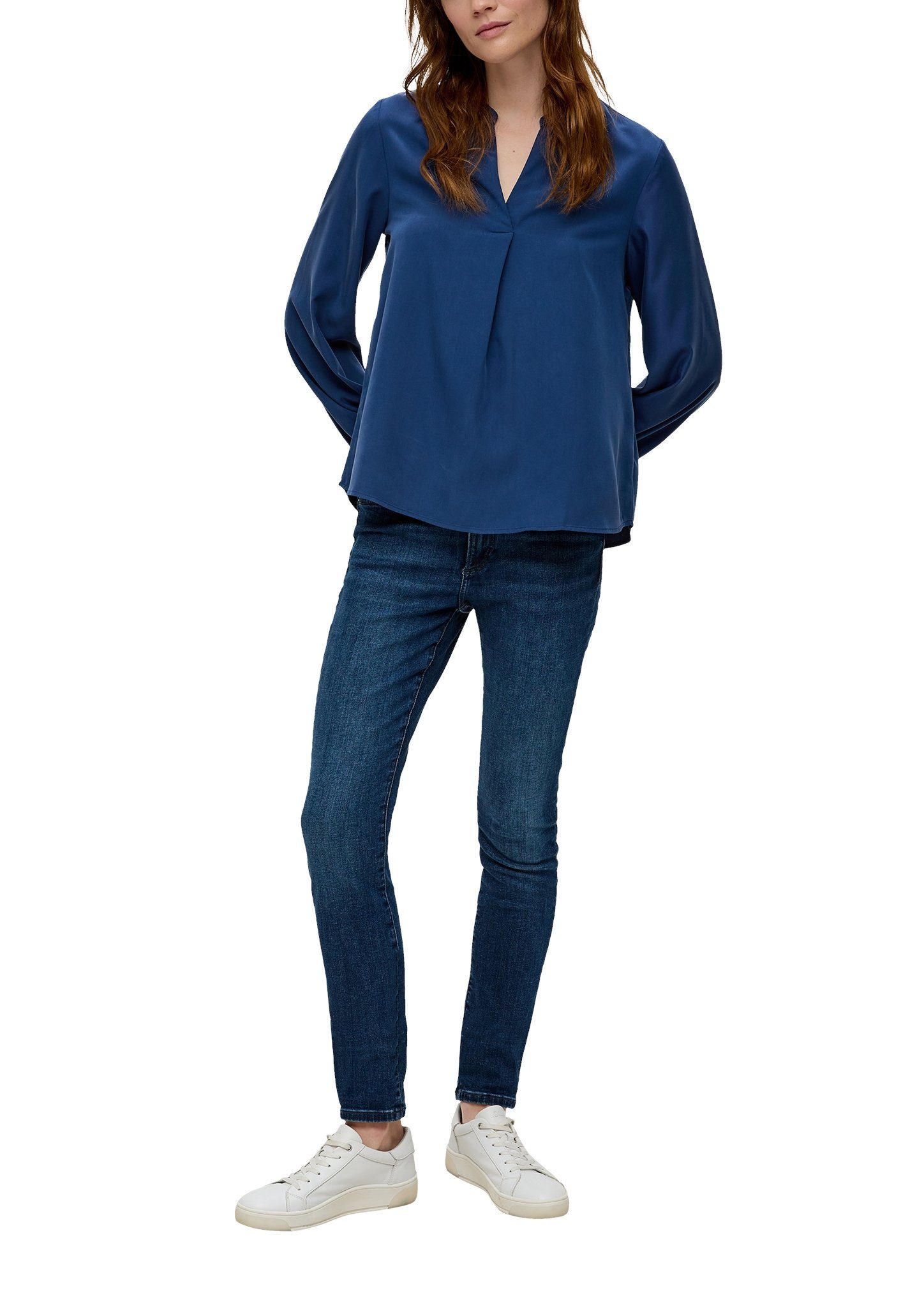 s.Oliver Blouse met lange mouwen met pofmouwen