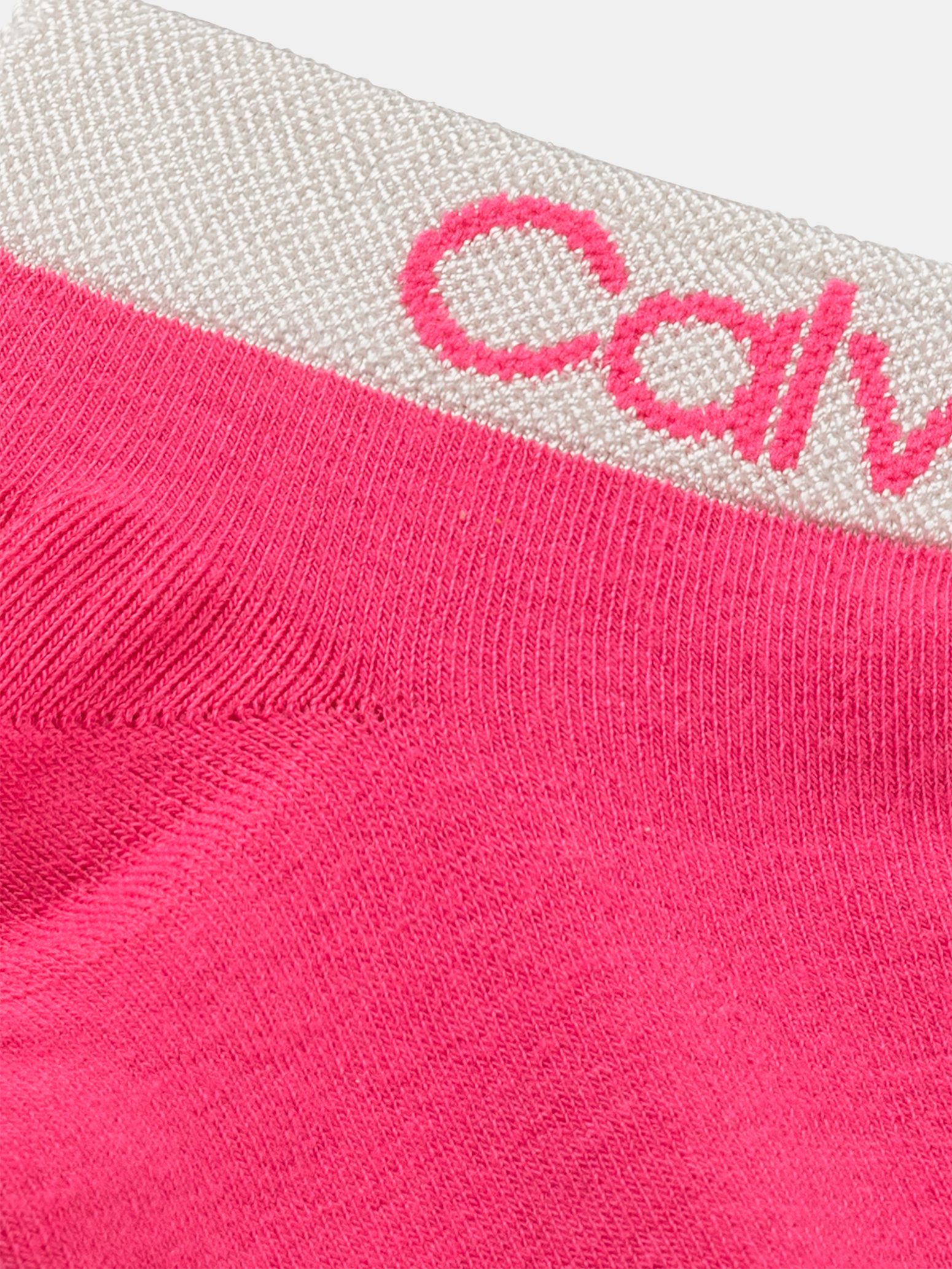 Calvin Klein Jeans Korte sokken CK WOMEN QUARTER 2P LOGO WELT (2 paar)