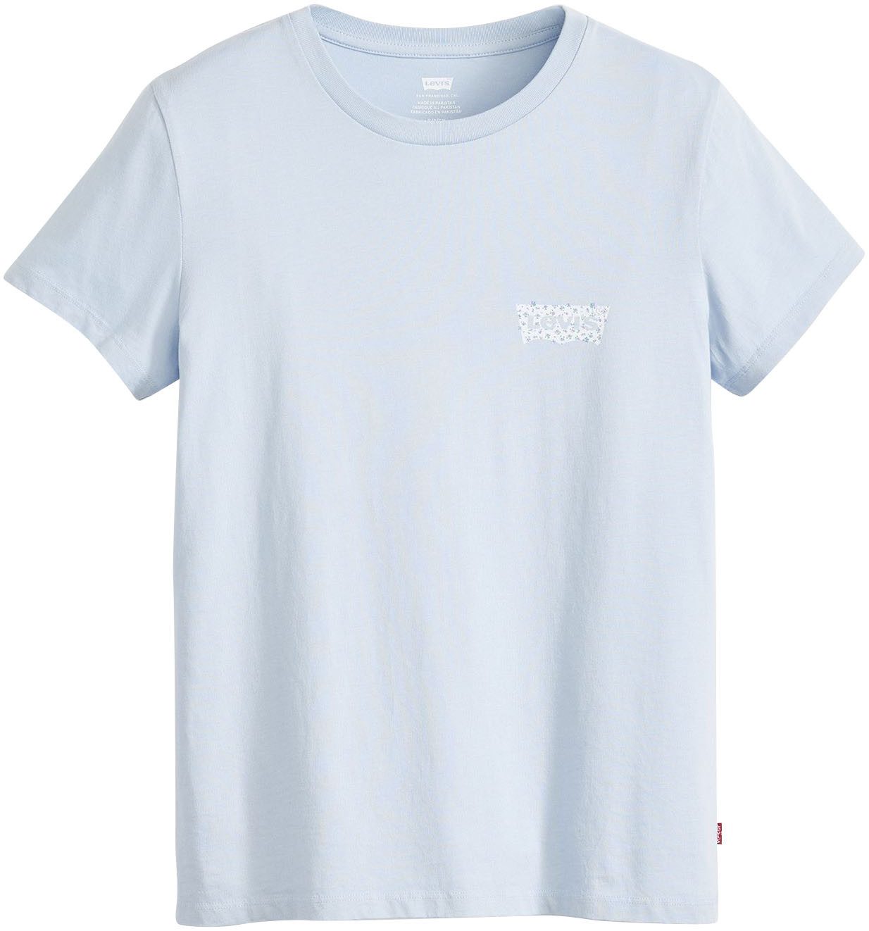 Levi's T-shirt The Perfect Tee met gebloemde batwing-logoprint