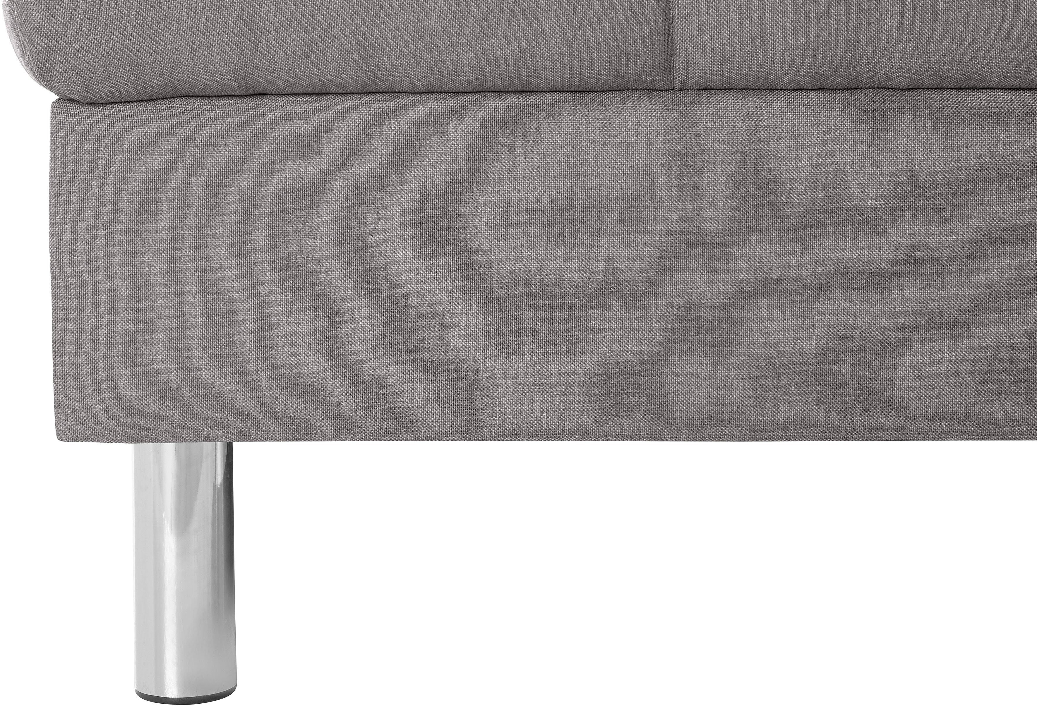 COLLECTION AB Hoekbank Rada L-vorm inclusief hocker, slaapfunctie en binnenvering