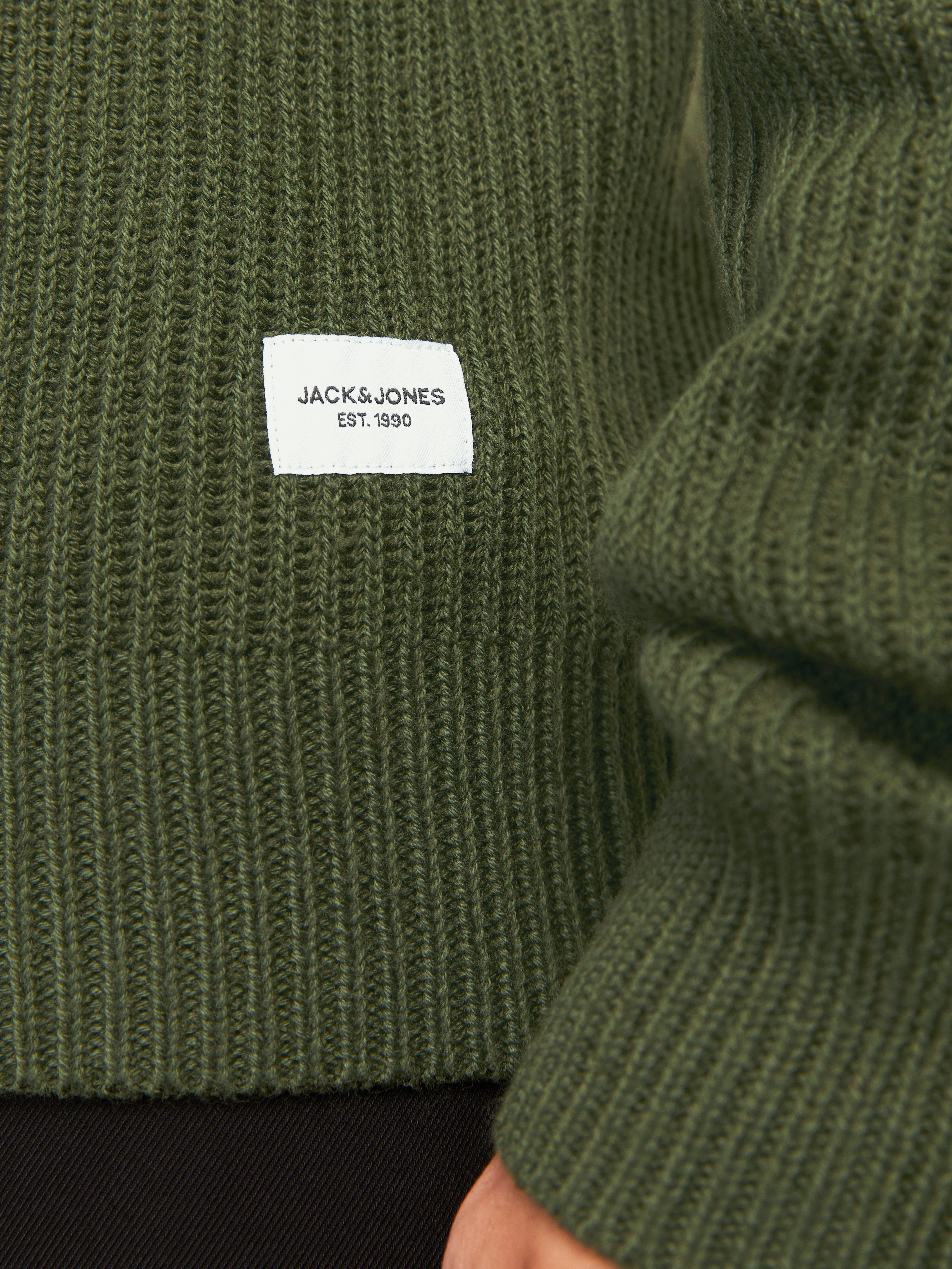 Jack & Jones Trui met ronde hals JJPANNEL KNIT CREW NECK AW24